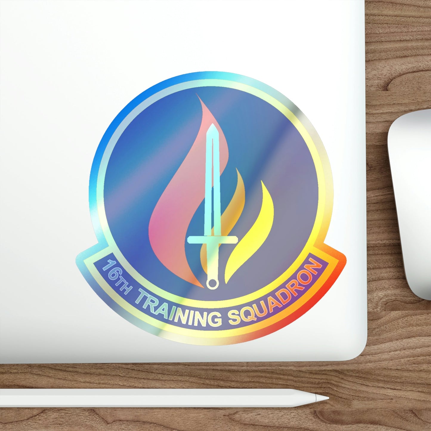 16th Training Squadron (U.S. Air Force) Holographic STICKER Die-Cut Vinyl Decal-The Sticker Space