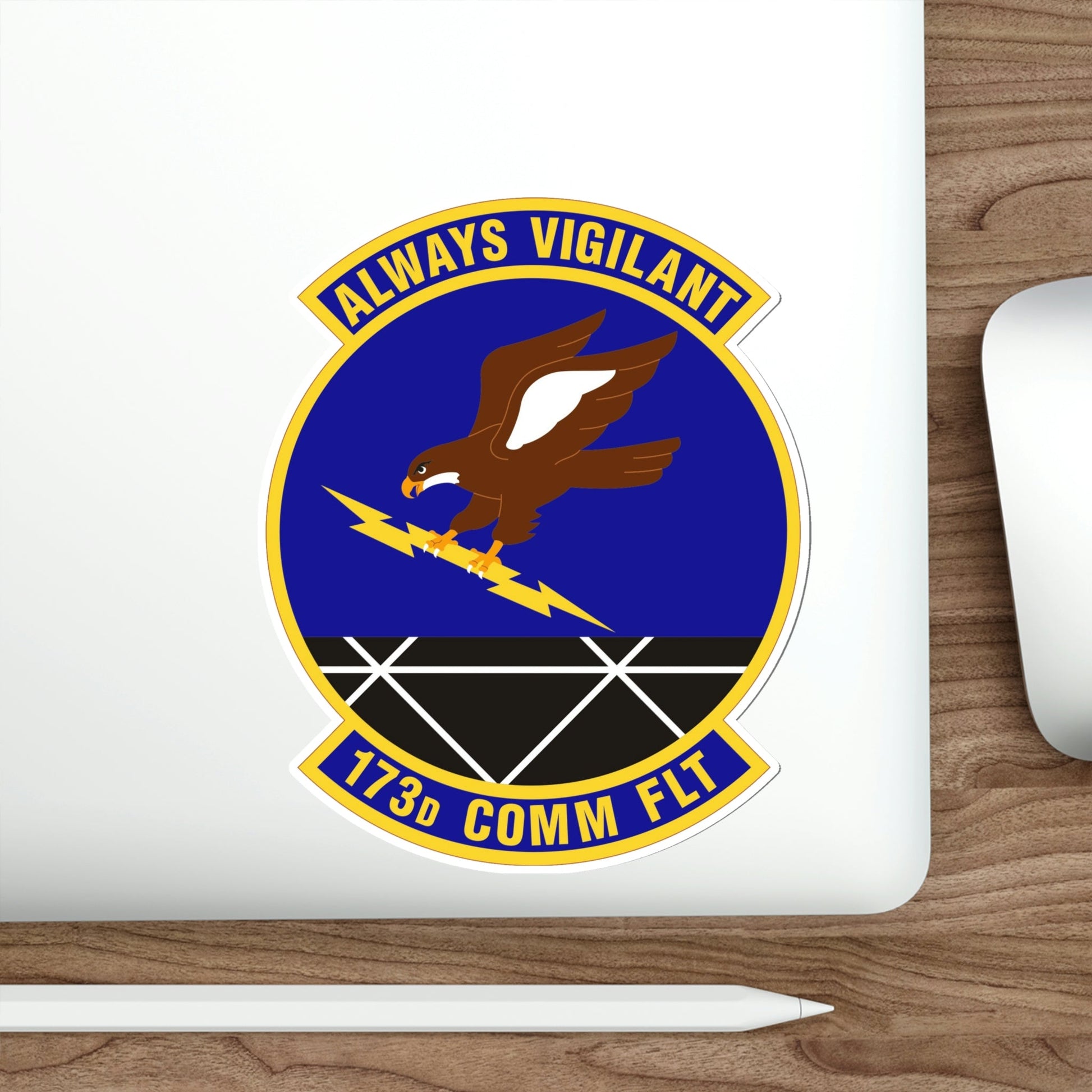 173d Communications Flight (U.S. Air Force) STICKER Vinyl Die-Cut Decal-The Sticker Space