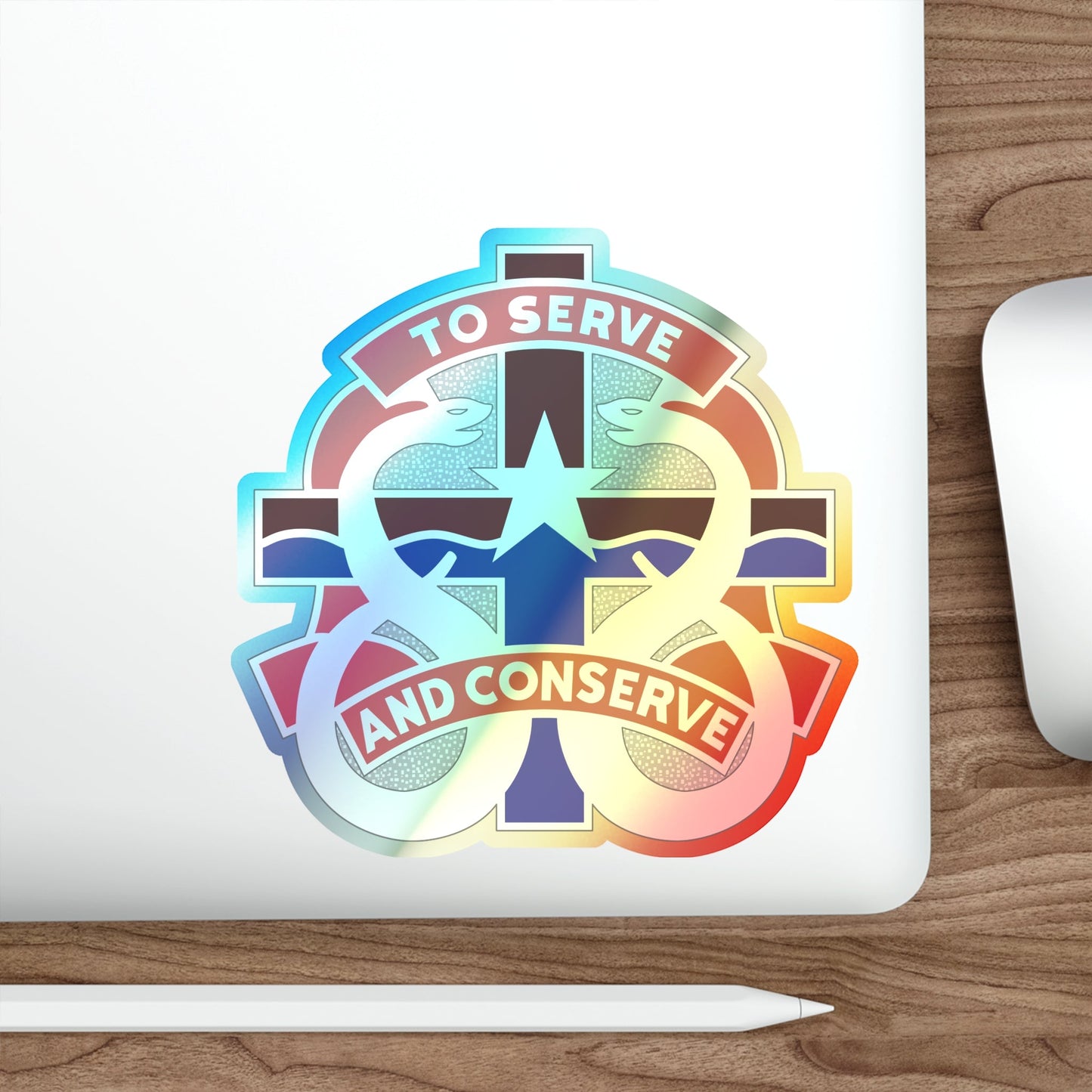 18 Field Hospital (U.S. Army) Holographic STICKER Die-Cut Vinyl Decal-The Sticker Space