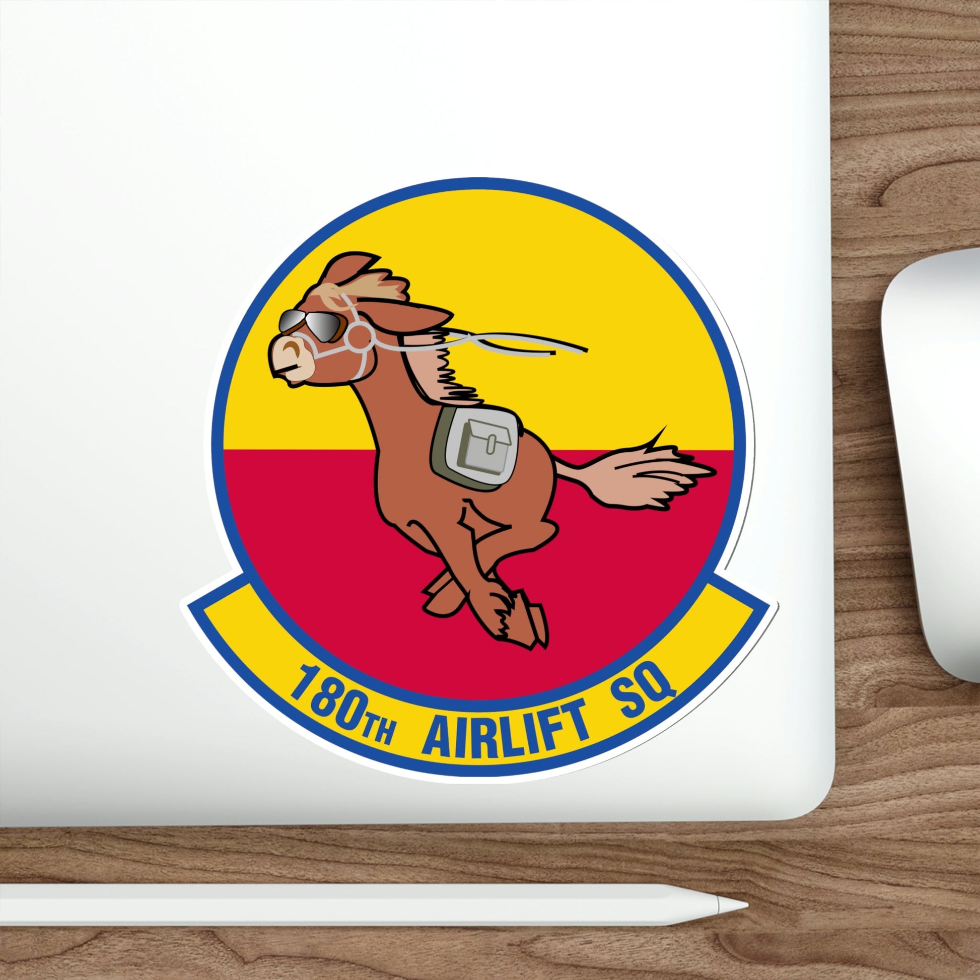 180 Airlift Squadron (U.S. Air Force) STICKER Vinyl Die-Cut Decal-The Sticker Space