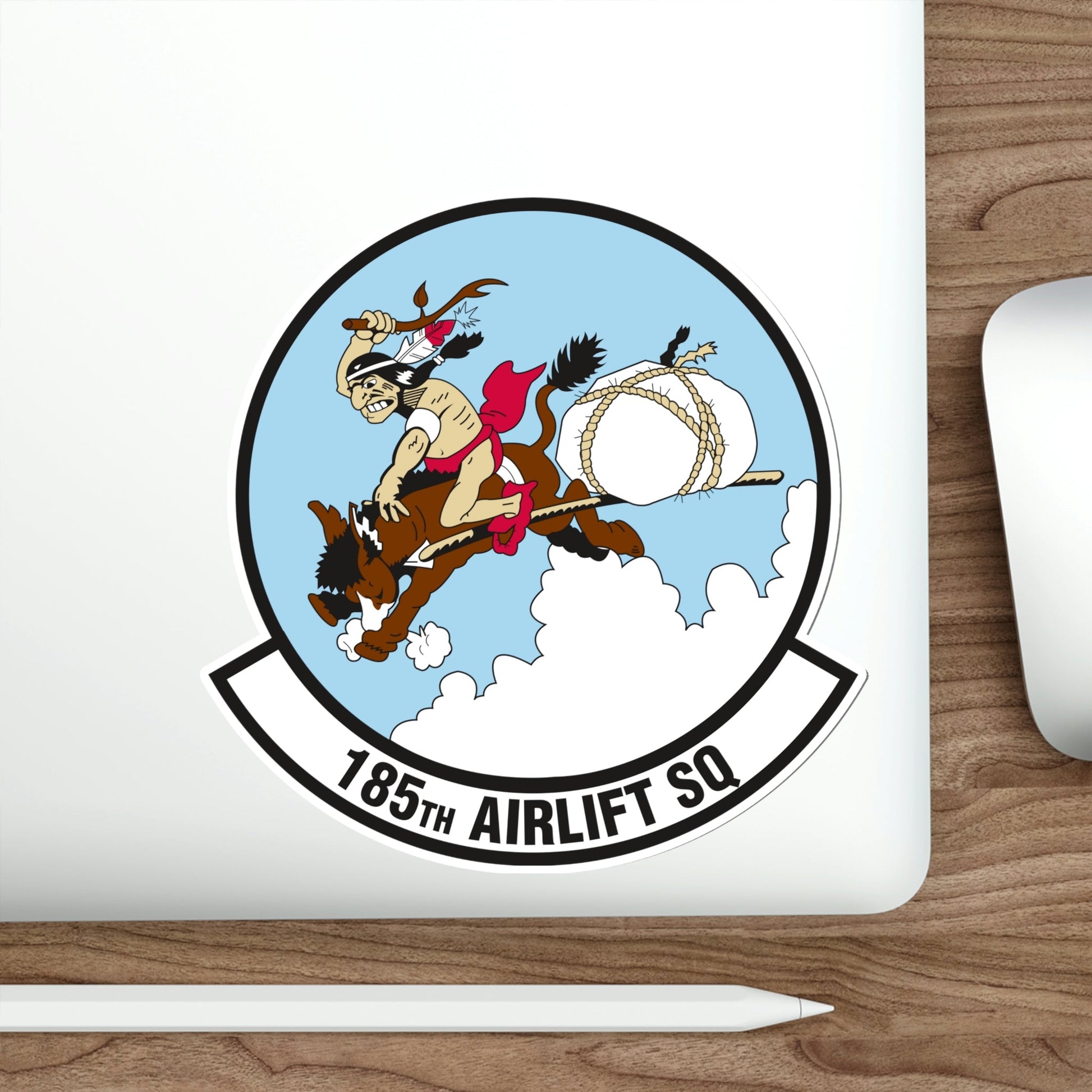 185 Airlift Squadron (U.S. Air Force) STICKER Vinyl Die-Cut Decal-The Sticker Space