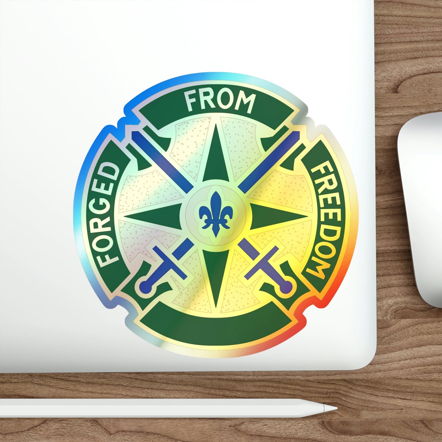 185 Military Police Battalion (U.S. Army) Holographic STICKER Die-Cut Vinyl Decal-The Sticker Space