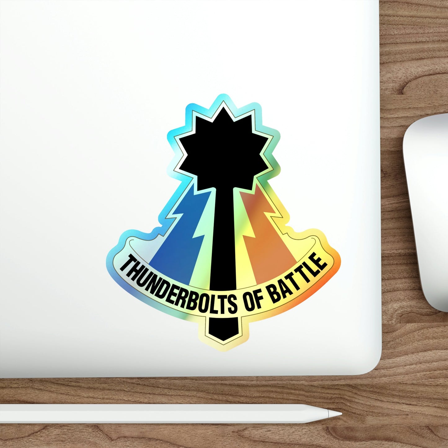 194th Armored Brigade (U.S. Army) Holographic STICKER Die-Cut Vinyl Decal-The Sticker Space