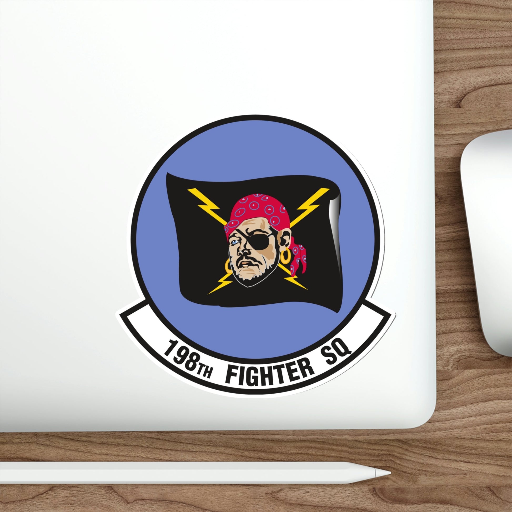 198 Fighter Squadron (U.S. Air Force) STICKER Vinyl Die-Cut Decal-The Sticker Space