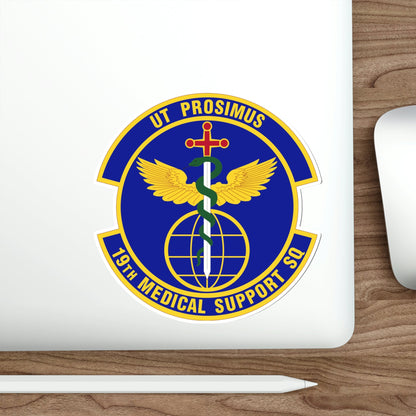 19th Medical Support Squadron (U.S. Air Force) STICKER Vinyl Die-Cut Decal-The Sticker Space