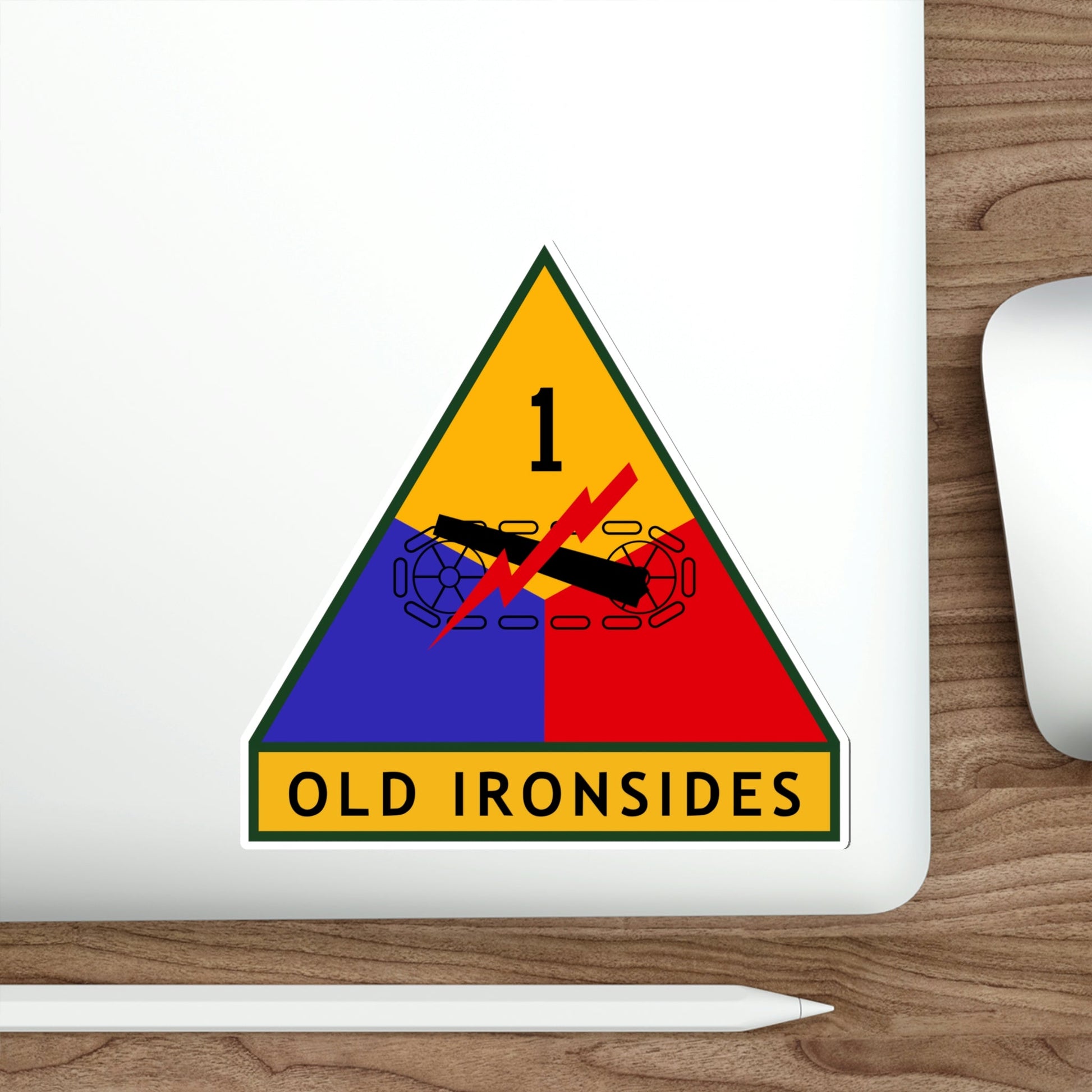 1st Armored Division (U.S. Army) STICKER Vinyl Die-Cut Decal-The Sticker Space