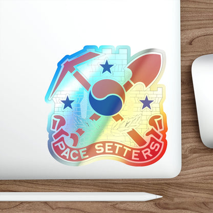 2 Engineer Group (U.S. Army) Holographic STICKER Die-Cut Vinyl Decal-The Sticker Space