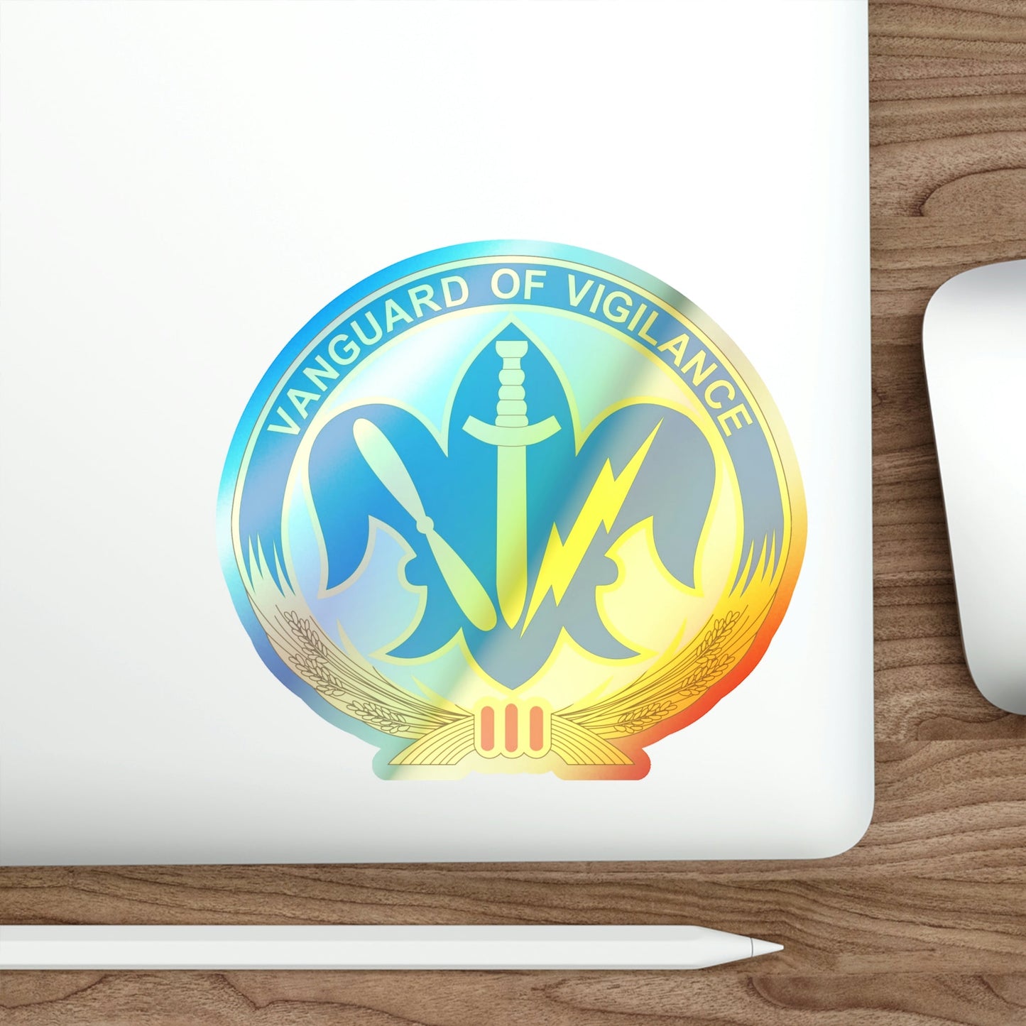 205 Military Intelligence Brigade v2 (U.S. Army) Holographic STICKER Die-Cut Vinyl Decal-The Sticker Space
