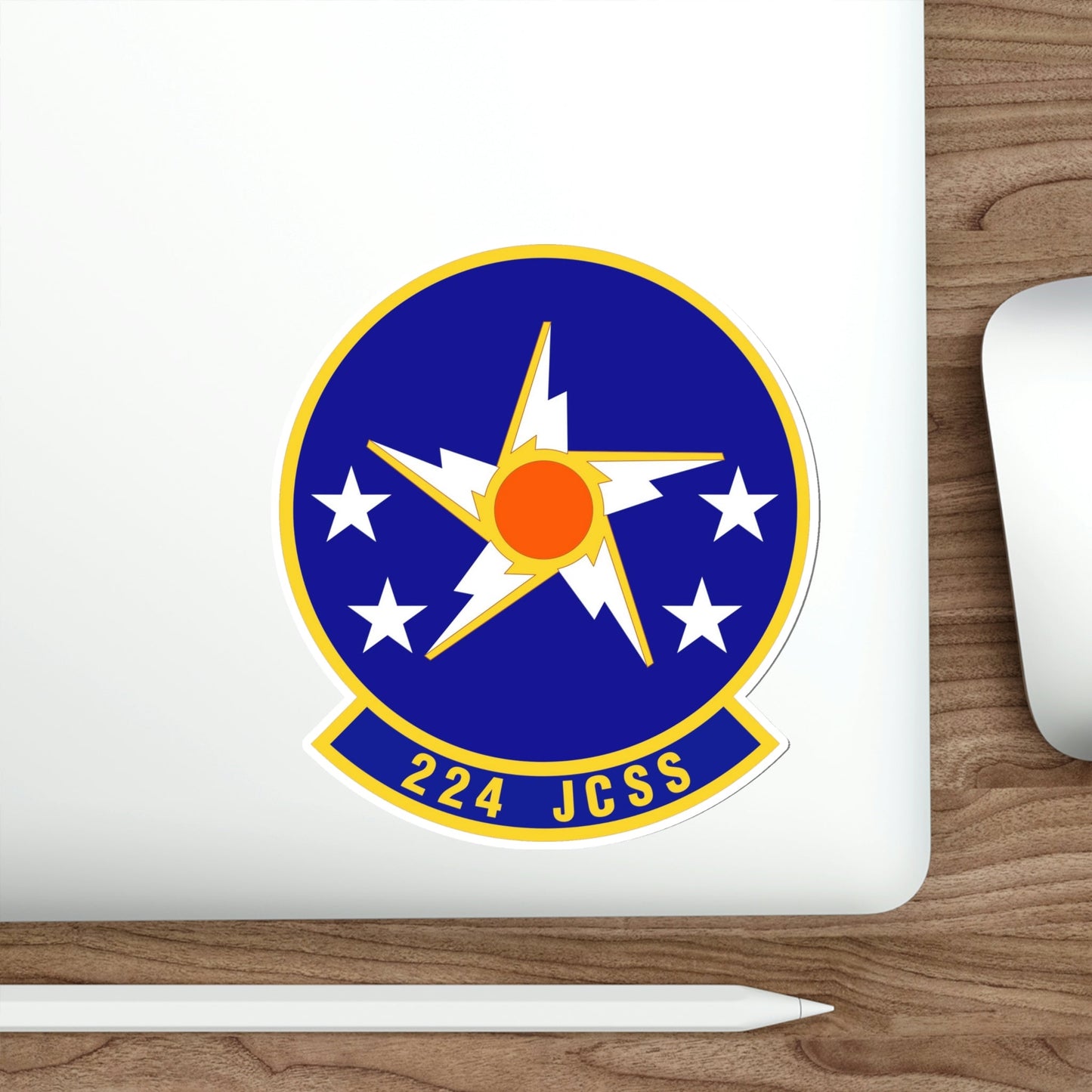 224th Joint Communications Support Squadron (U.S. Air Force) STICKER Vinyl Die-Cut Decal-The Sticker Space