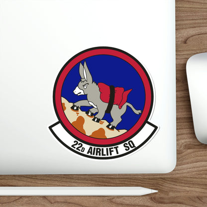 22d Airlift Squadron (U.S. Air Force) STICKER Vinyl Die-Cut Decal-The Sticker Space