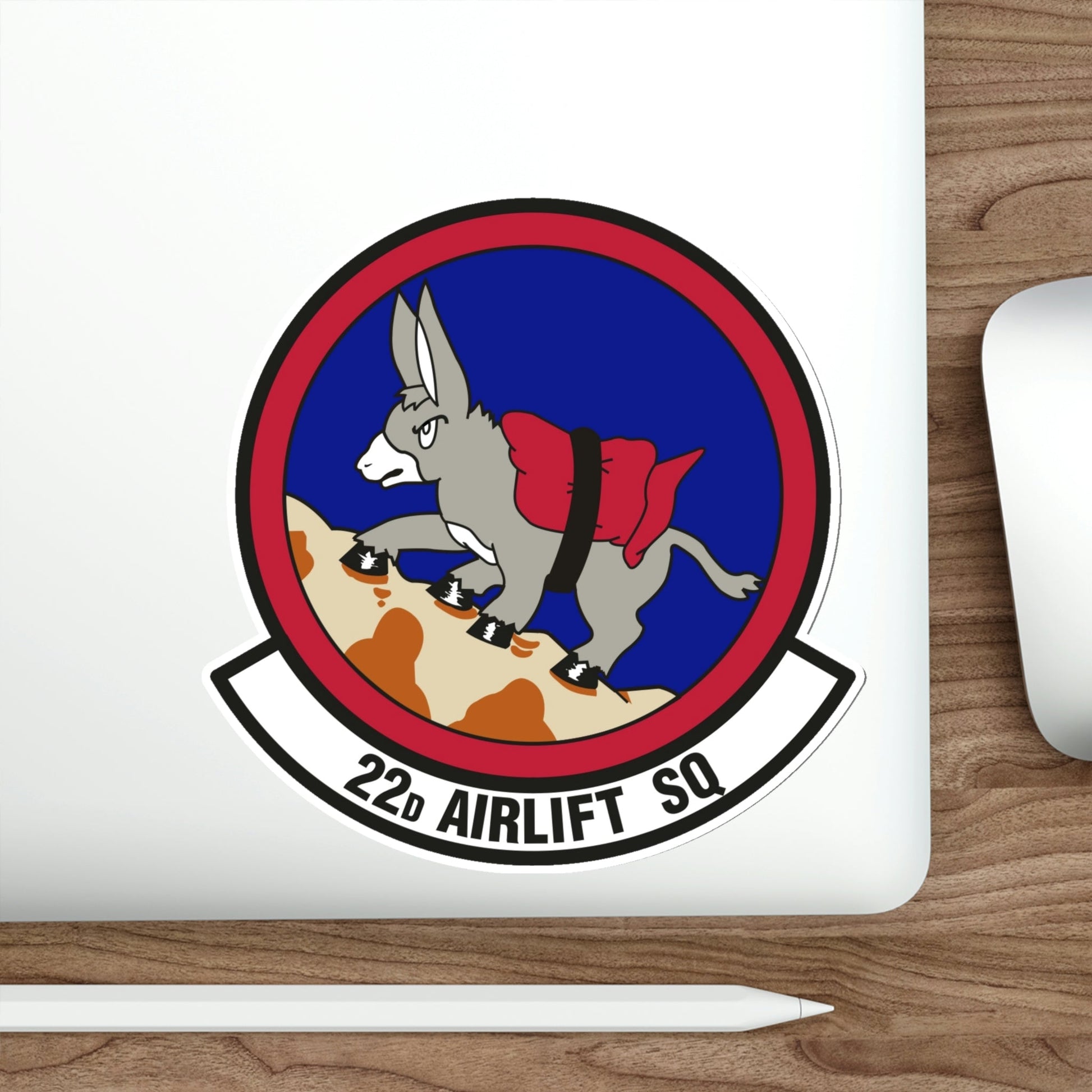 22d Airlift Squadron (U.S. Air Force) STICKER Vinyl Die-Cut Decal-The Sticker Space