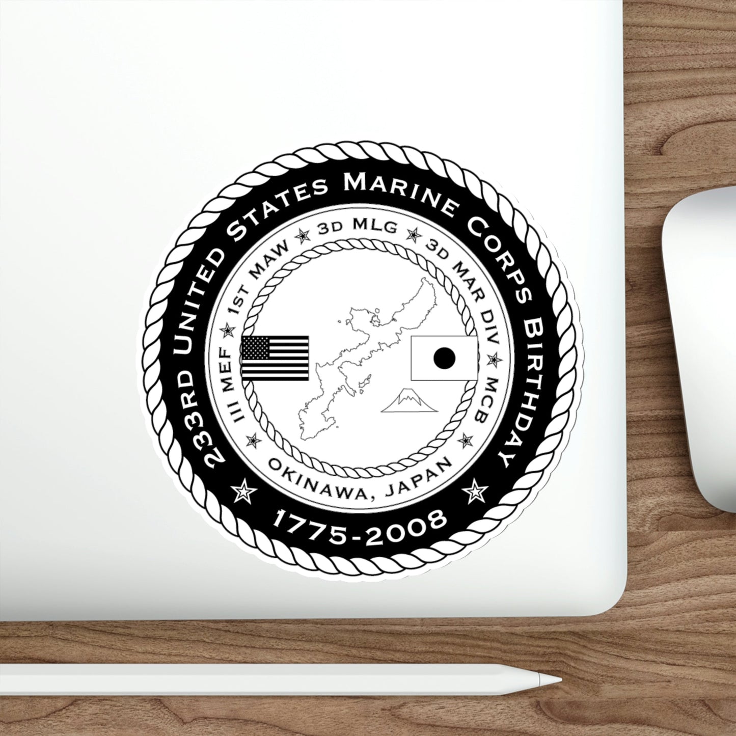 233rd USMC United States Marine Corps Birthday 1778 (USMC) STICKER Vinyl Die-Cut Decal-The Sticker Space