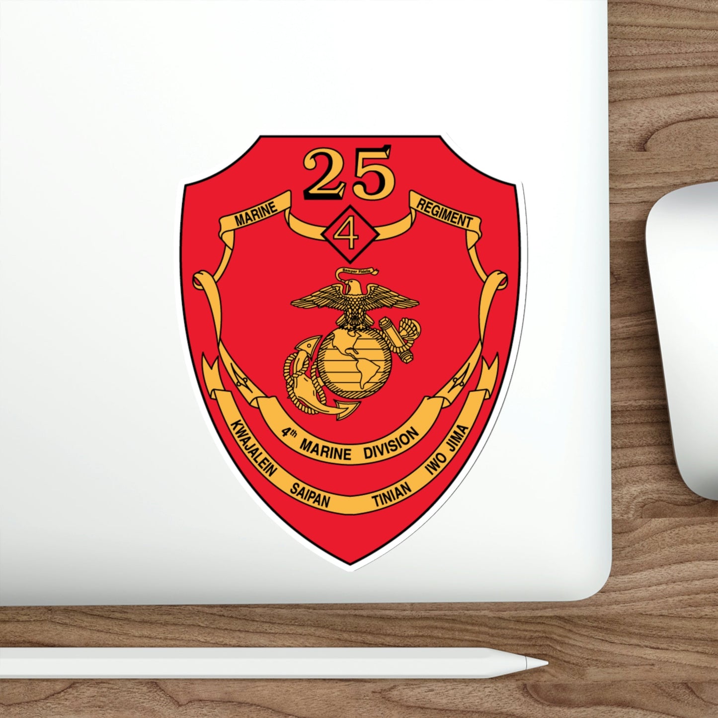 25th Marines Regiment (USMC) STICKER Vinyl Die-Cut Decal-The Sticker Space