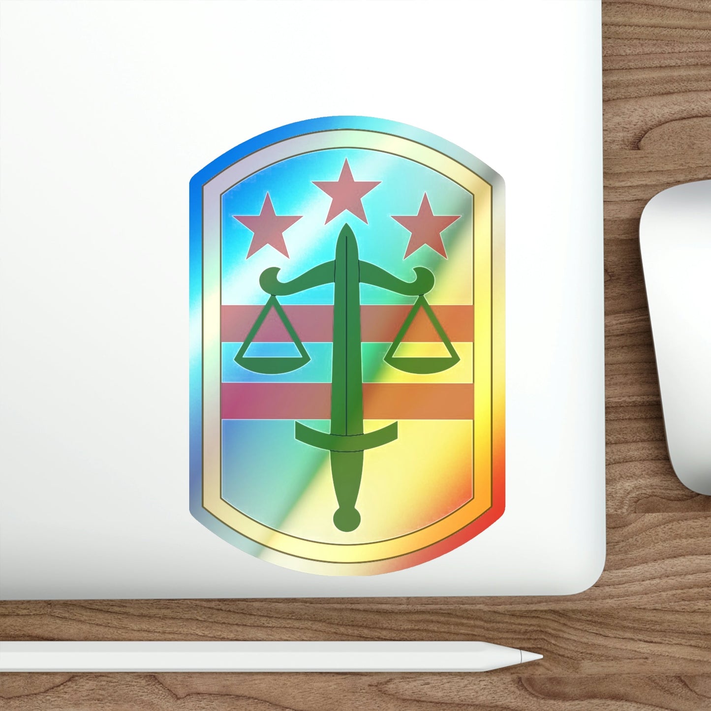 260 Military Police Command (U.S. Army) Holographic STICKER Die-Cut Vinyl Decal-The Sticker Space