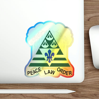 260 Military Police Command v2 (U.S. Army) Holographic STICKER Die-Cut Vinyl Decal-The Sticker Space