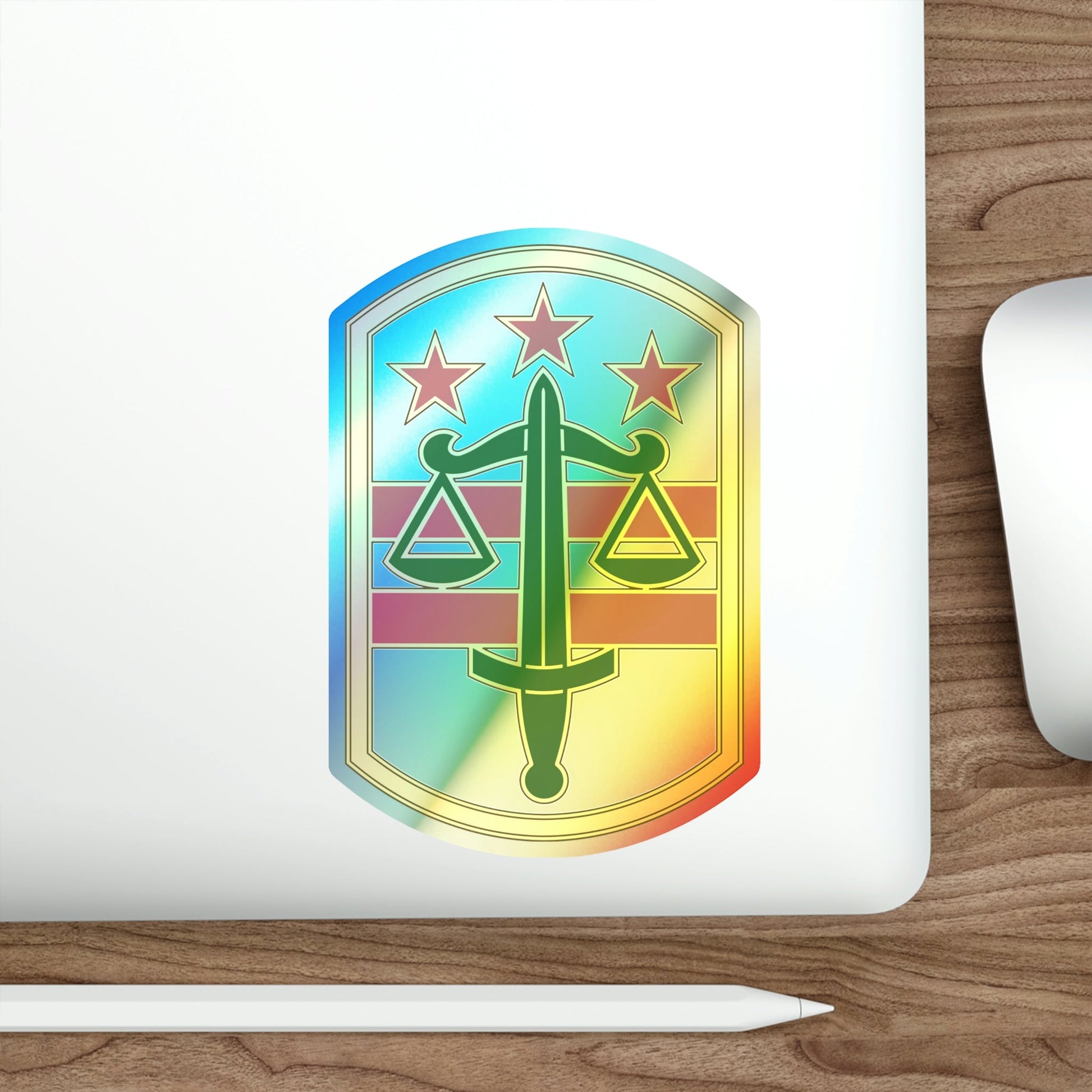 260 Military Police Command v3 (U.S. Army) Holographic STICKER Die-Cut Vinyl Decal-The Sticker Space