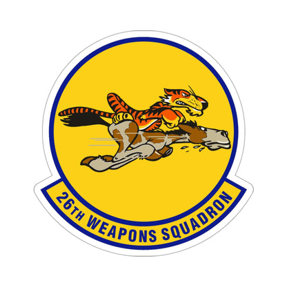 26th Weapons Squadron (U.S. Air Force) STICKER Vinyl Die-Cut Decal-The Sticker Space
