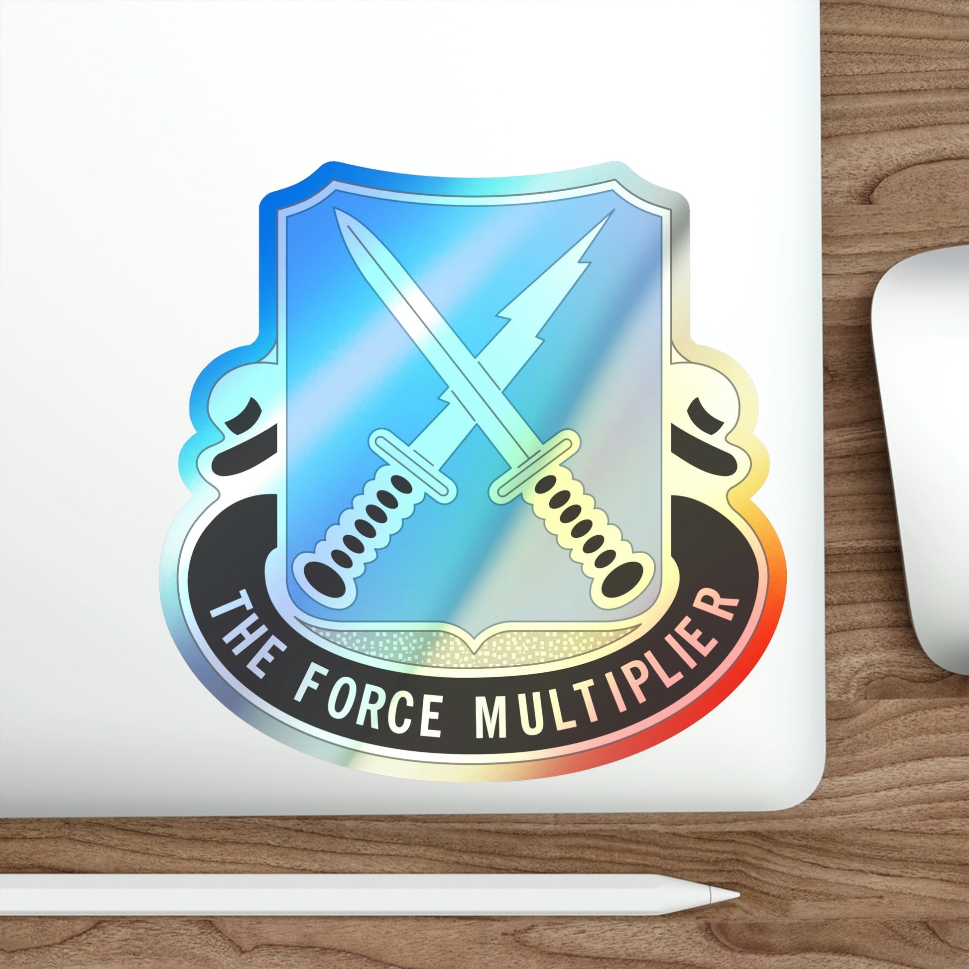 301st Military Intelligence Battalion (U.S. Army) Holographic STICKER Die-Cut Vinyl Decal-The Sticker Space