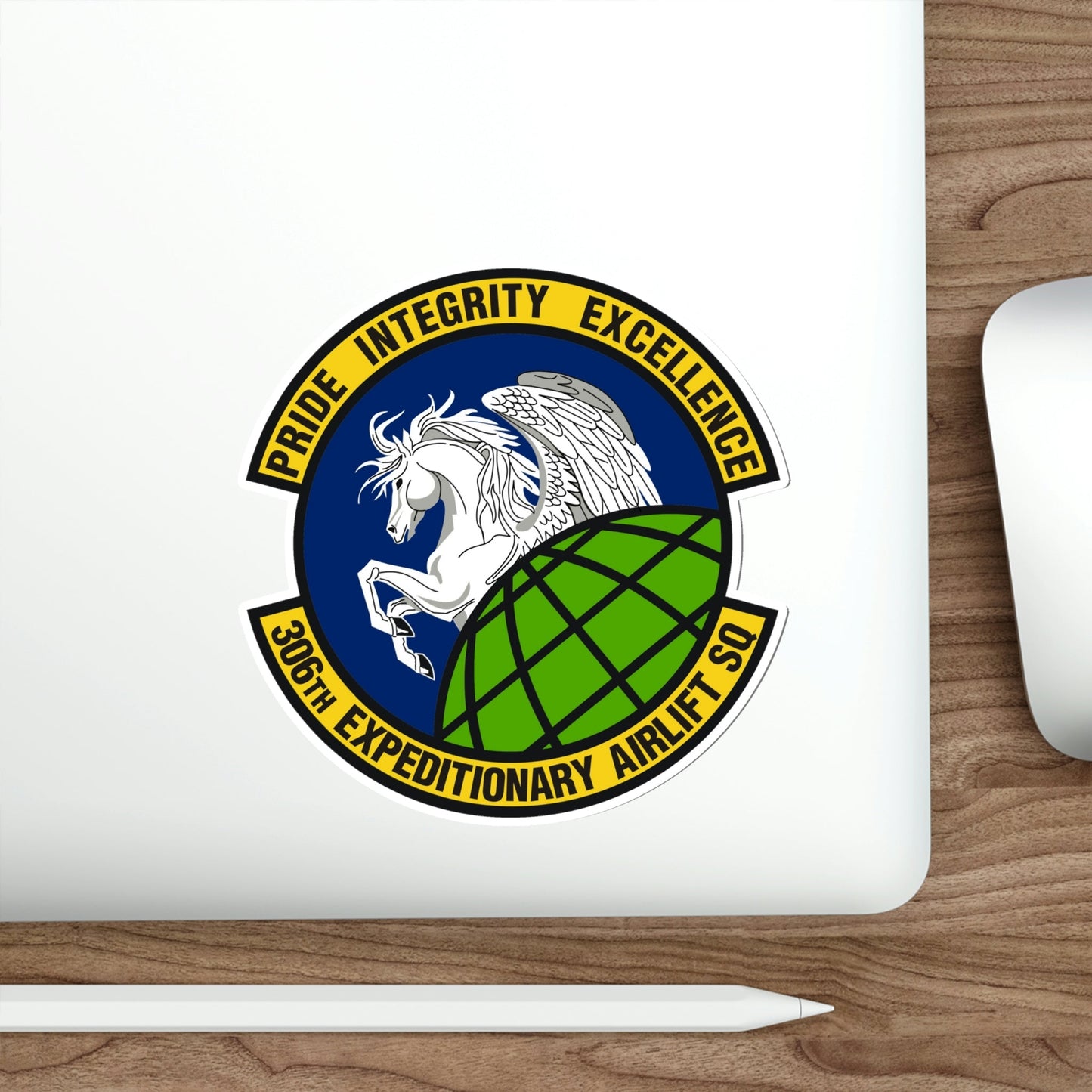 306th Expeditionary Airlift Squadron (U.S. Air Force) STICKER Vinyl Die-Cut Decal-The Sticker Space