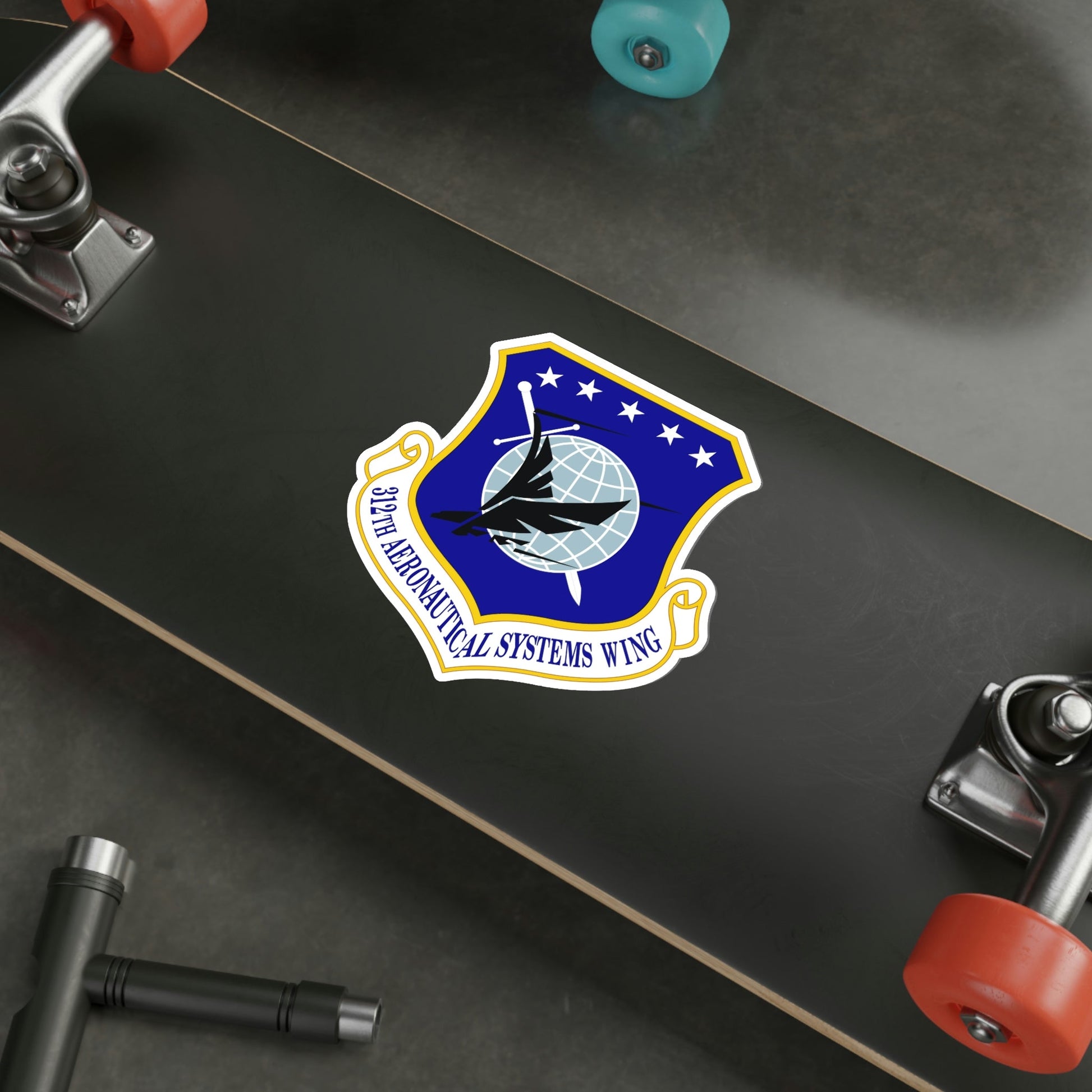 312th Aeronautical Systems Wing (U.S. Air Force) STICKER Vinyl Die-Cut Decal-The Sticker Space