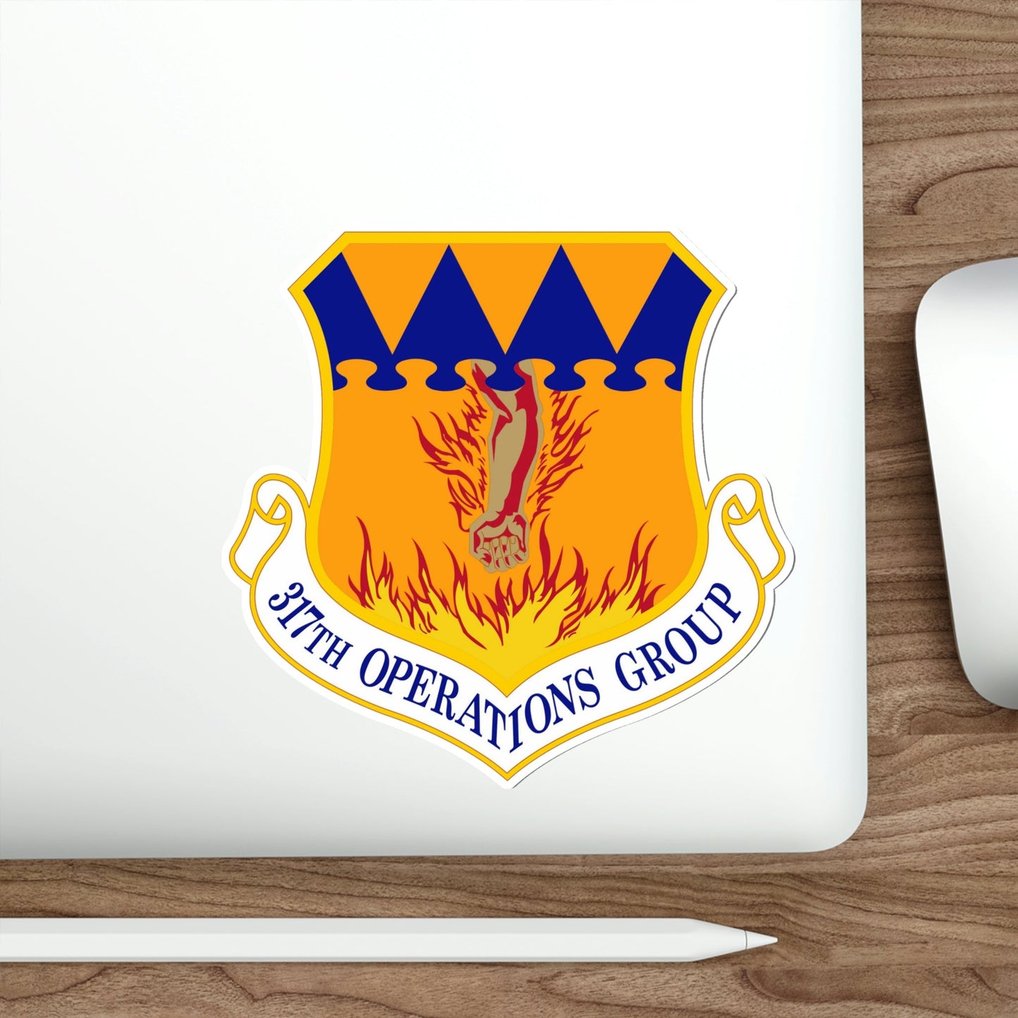 317 Operations Group AMC (U.S. Air Force) STICKER Vinyl Die-Cut Decal-The Sticker Space