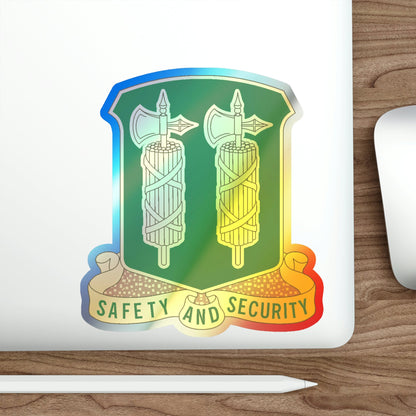 327 Military Police Battalion (U.S. Army) Holographic STICKER Die-Cut Vinyl Decal-The Sticker Space