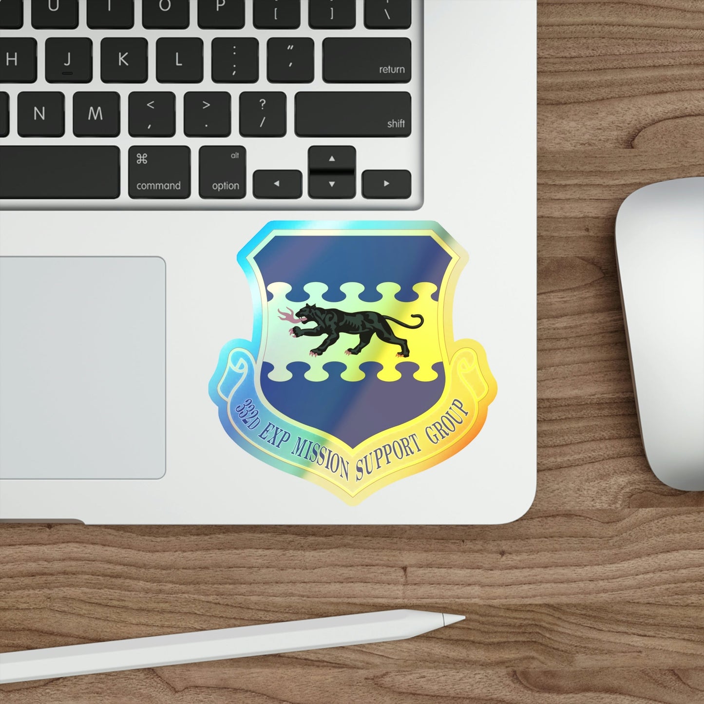 332d Expeditionary Mission Support Group (U.S. Air Force) Holographic STICKER Die-Cut Vinyl Decal-The Sticker Space