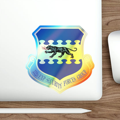 332d Expeditionary Security Forces Group (U.S. Air Force) Holographic STICKER Die-Cut Vinyl Decal-The Sticker Space