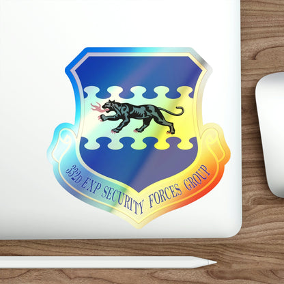 332d Expeditionary Security Forces Group (U.S. Air Force) Holographic STICKER Die-Cut Vinyl Decal-The Sticker Space