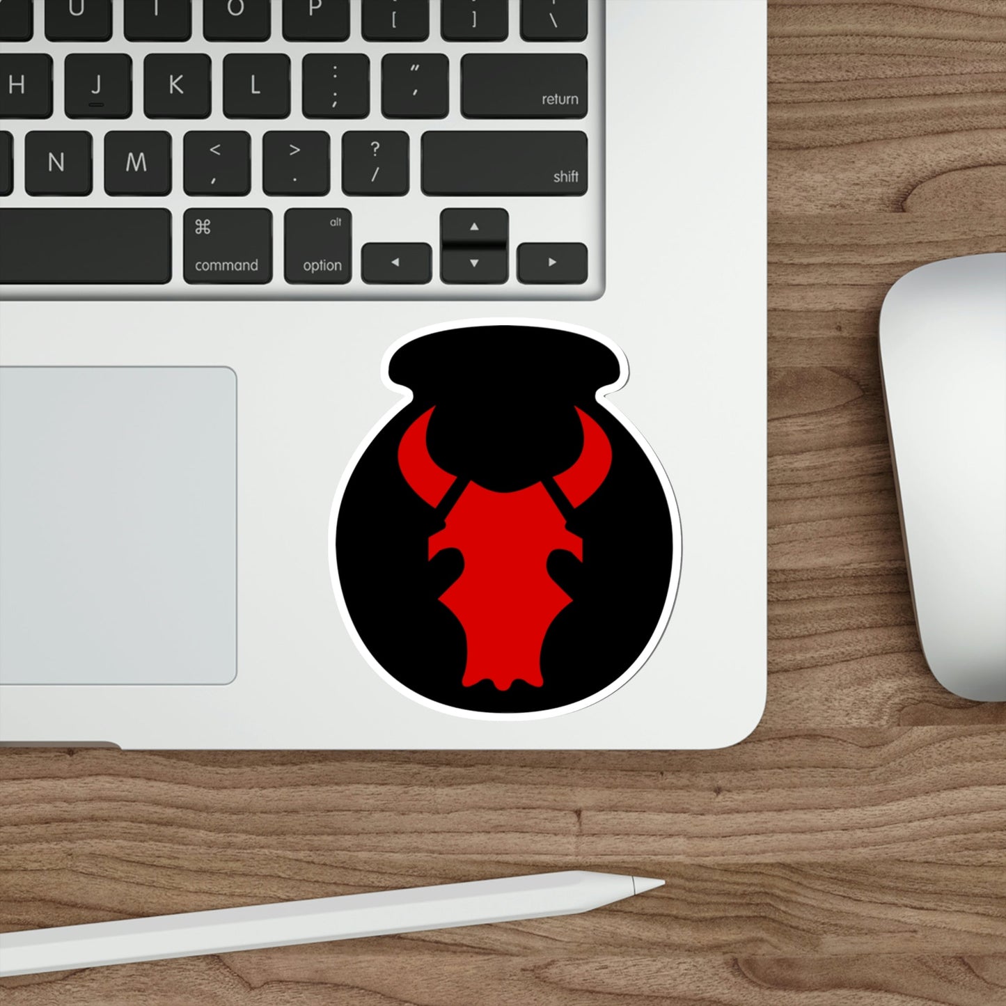 34th 'Red Bull' Infantry Division (U.S. Army) STICKER Vinyl Die-Cut Decal-The Sticker Space