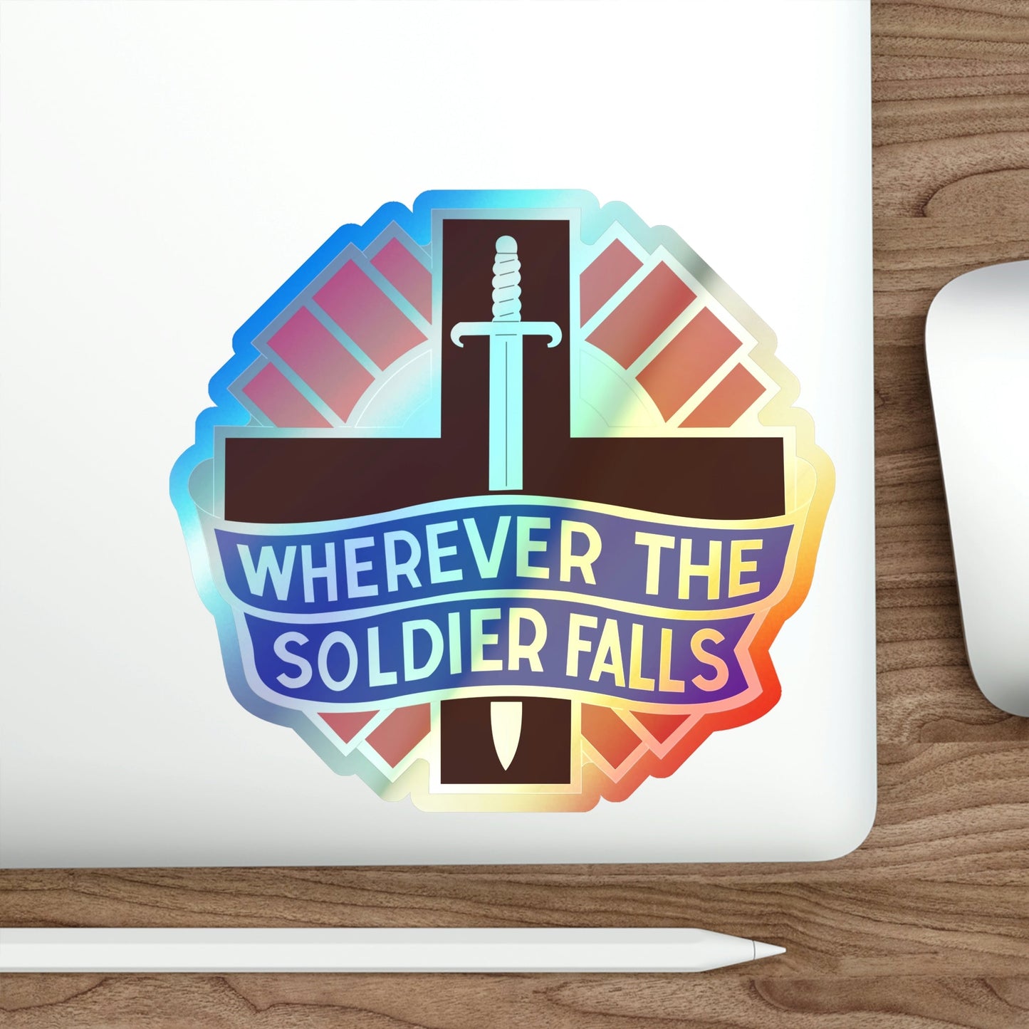 351 Surgical Hospital (U.S. Army) Holographic STICKER Die-Cut Vinyl Decal-The Sticker Space