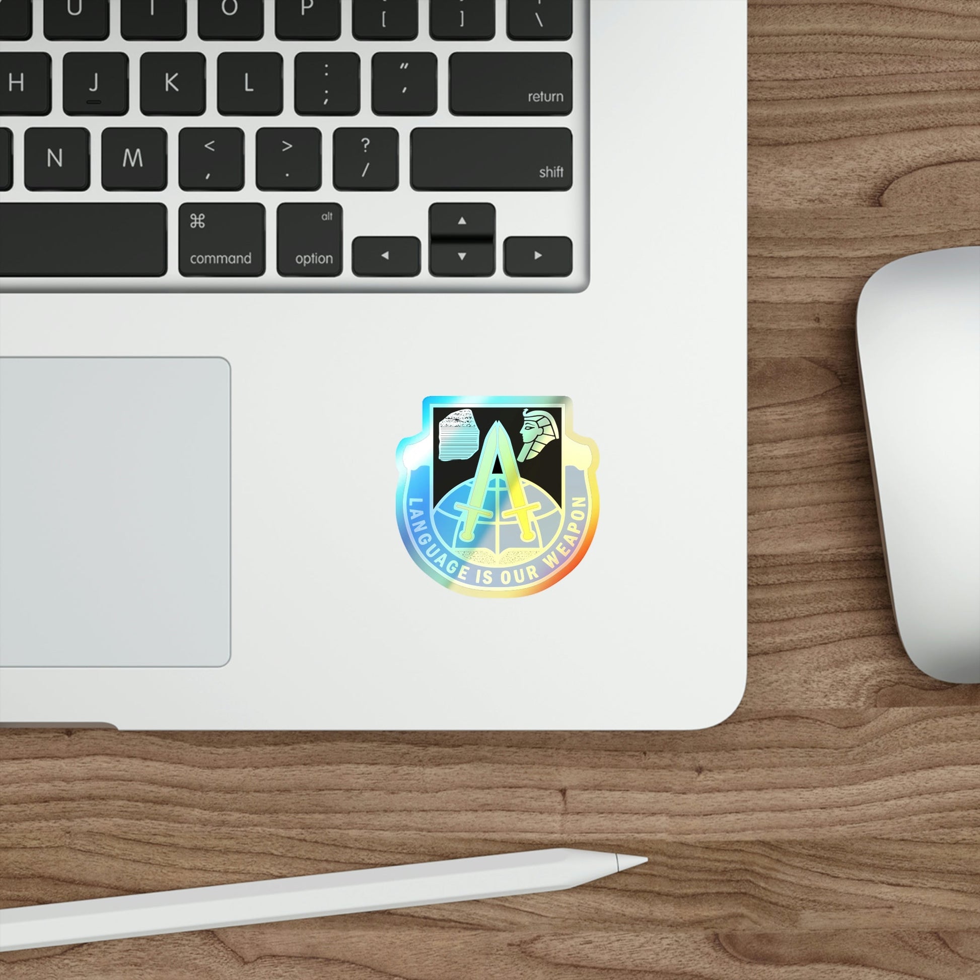 376 Military Intelligence Battalion (U.S. Army) Holographic STICKER Die-Cut Vinyl Decal-The Sticker Space