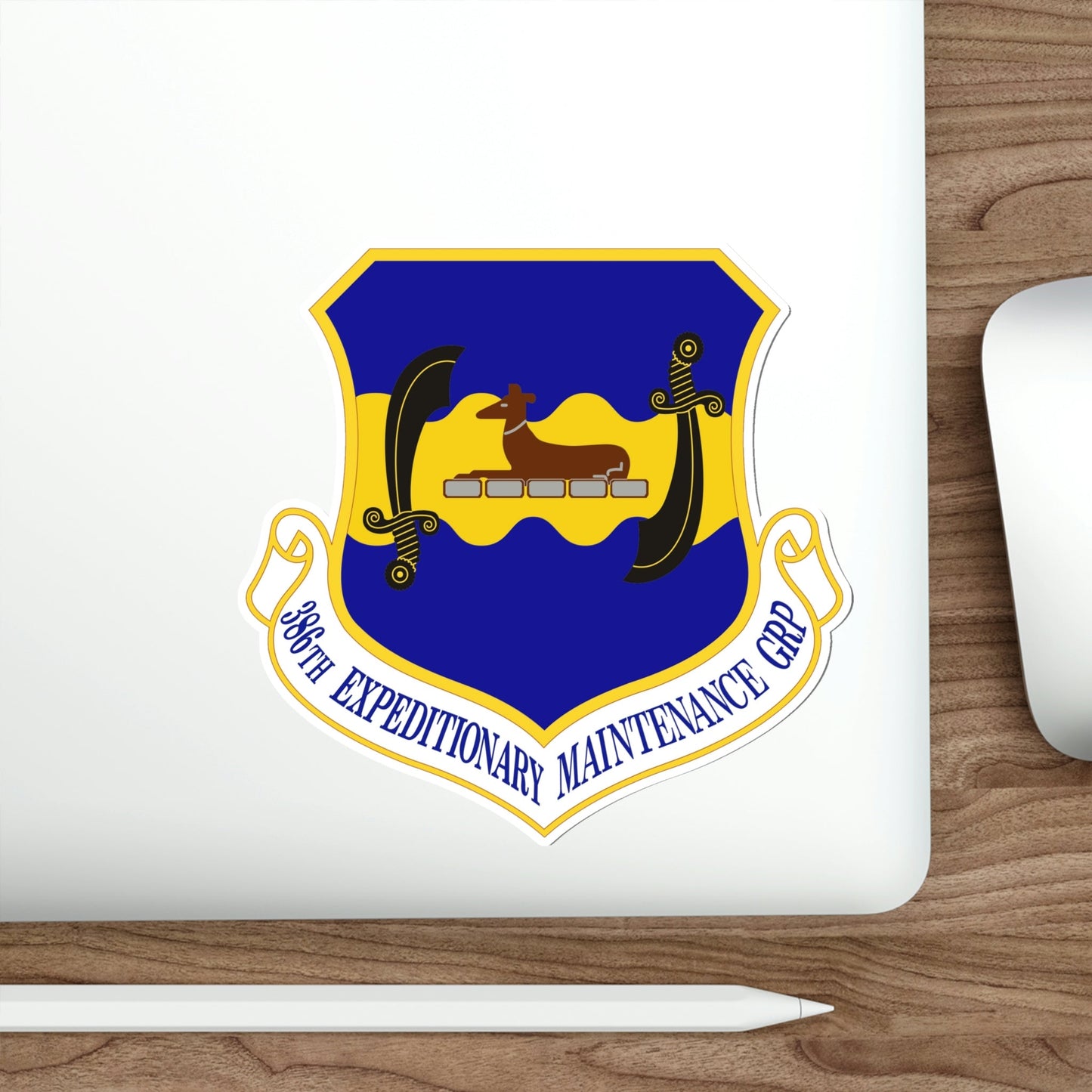 386th Expeditionary Maintenance Group (U.S. Air Force) STICKER Vinyl Die-Cut Decal-The Sticker Space