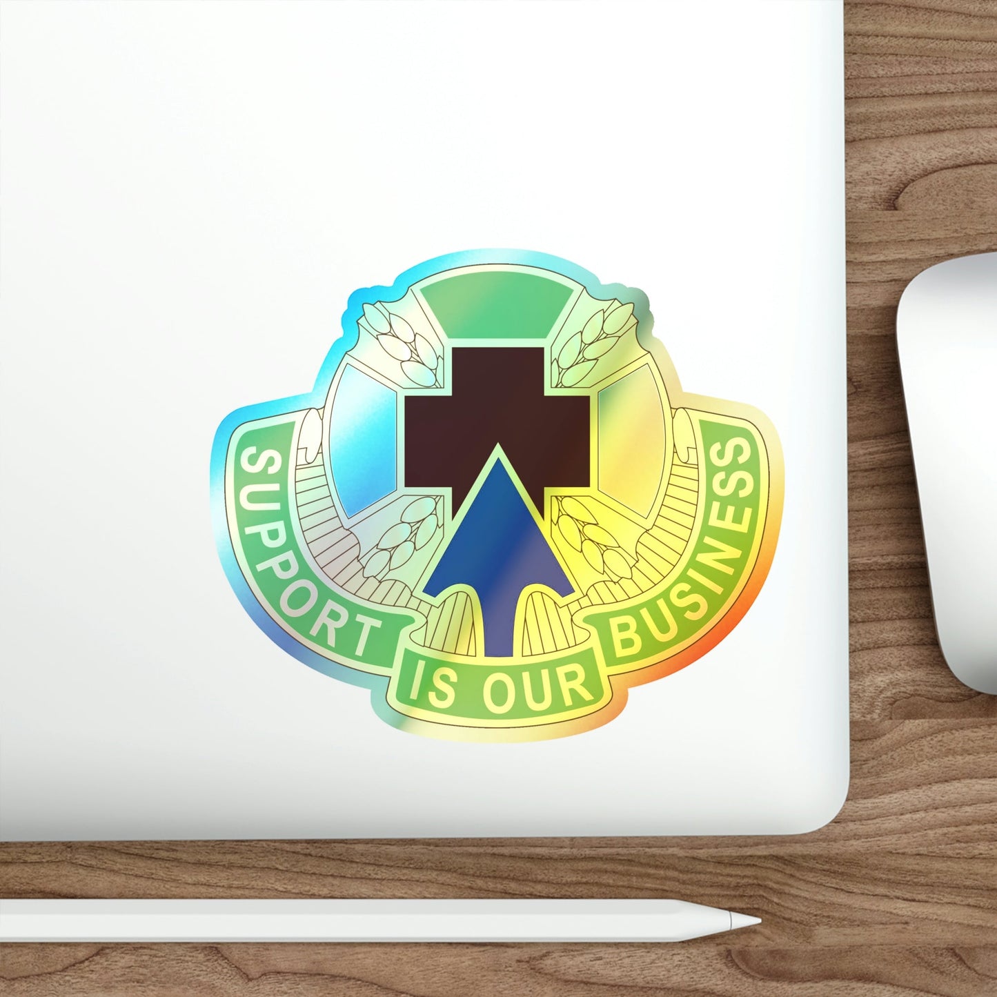 388 Medical Battalion (U.S. Army) Holographic STICKER Die-Cut Vinyl Decal-The Sticker Space