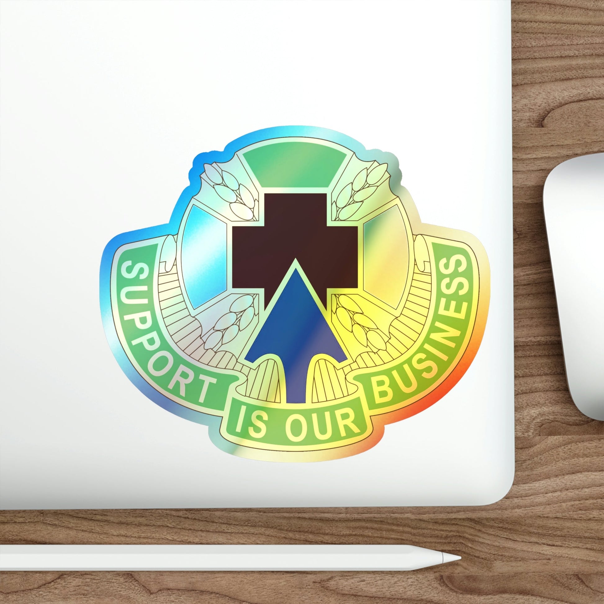 388 Medical Battalion (U.S. Army) Holographic STICKER Die-Cut Vinyl Decal-The Sticker Space