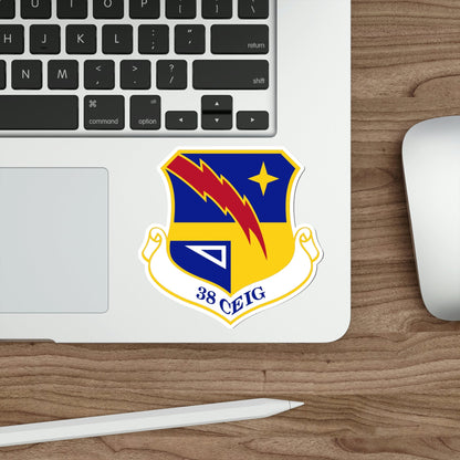 38th Cyberspace Engineering Installation Group (U.S. Air Force) STICKER Vinyl Die-Cut Decal-The Sticker Space