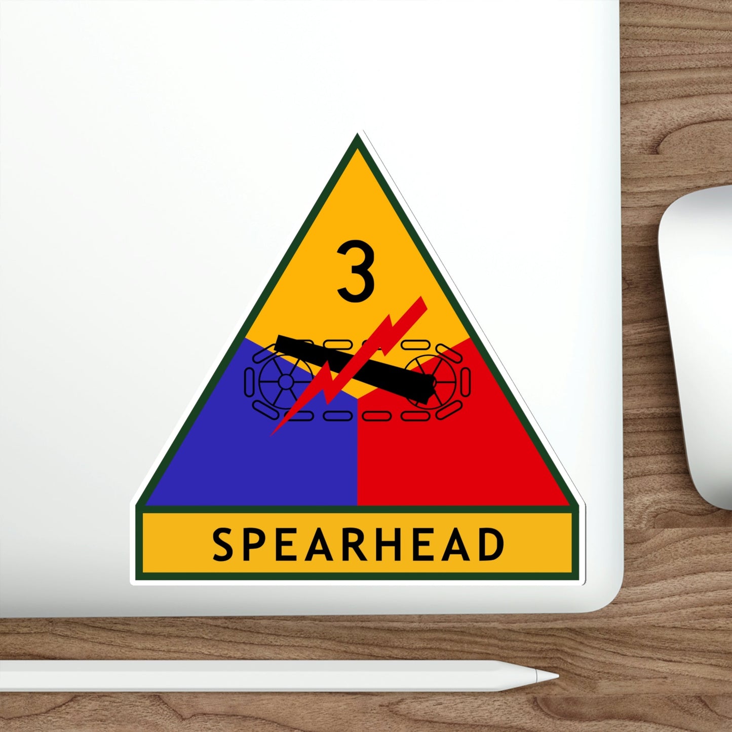 3rd Armored Division (U.S. Army) STICKER Vinyl Die-Cut Decal-The Sticker Space
