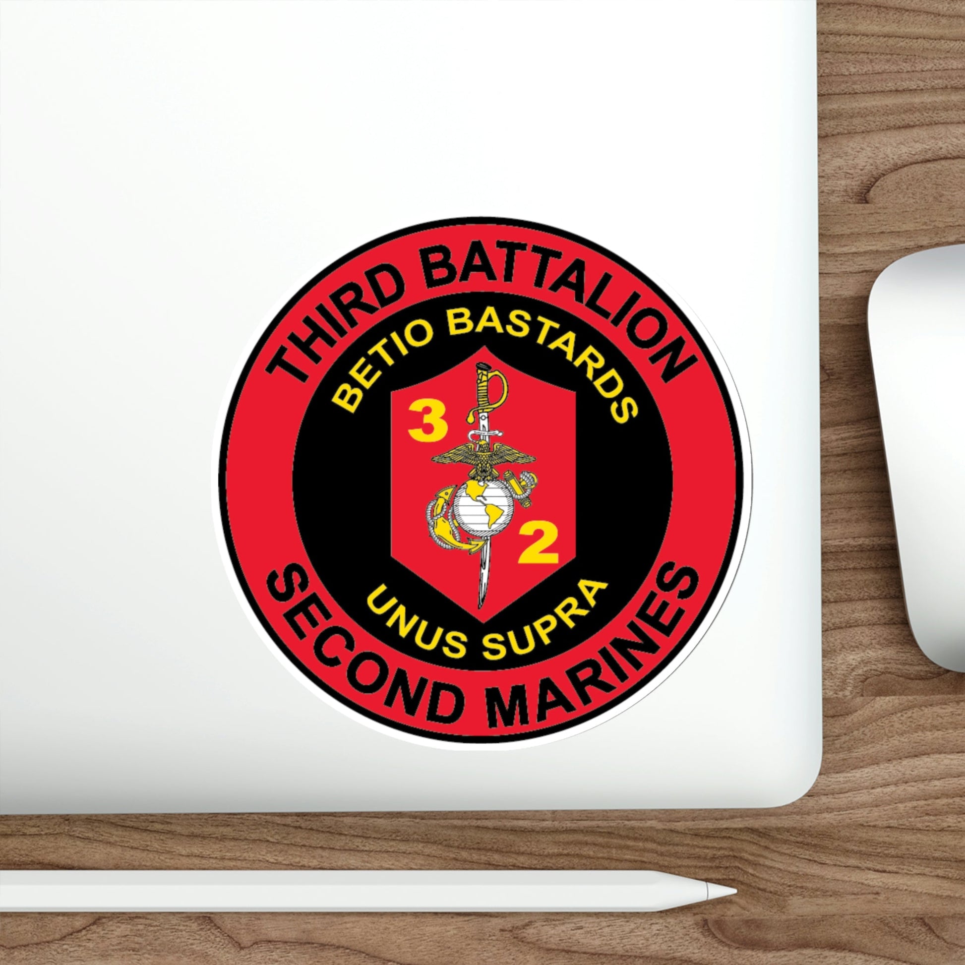 3rd Battaltion 2nd Marines (USMC) STICKER Vinyl Die-Cut Decal-The Sticker Space
