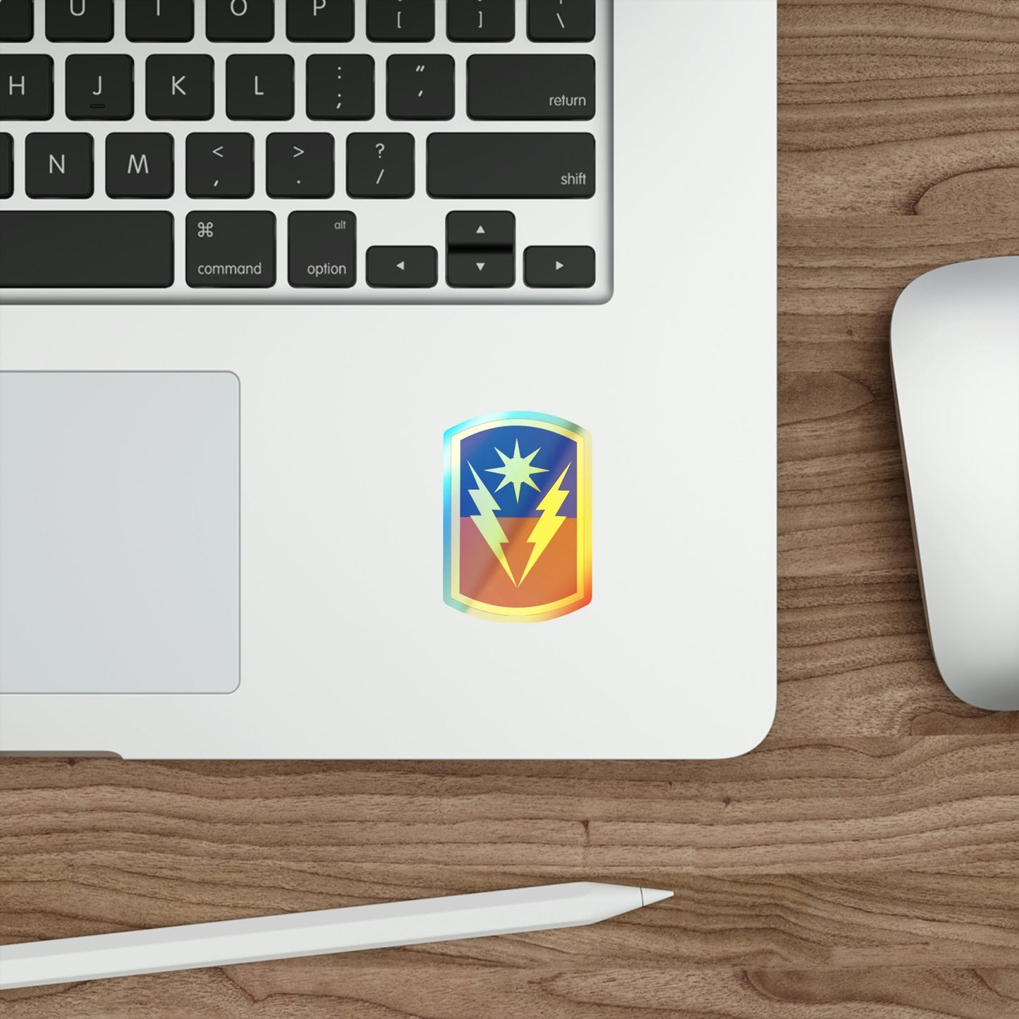 40th Armored Brigade (U.S. Army) Holographic STICKER Die-Cut Vinyl Decal-The Sticker Space