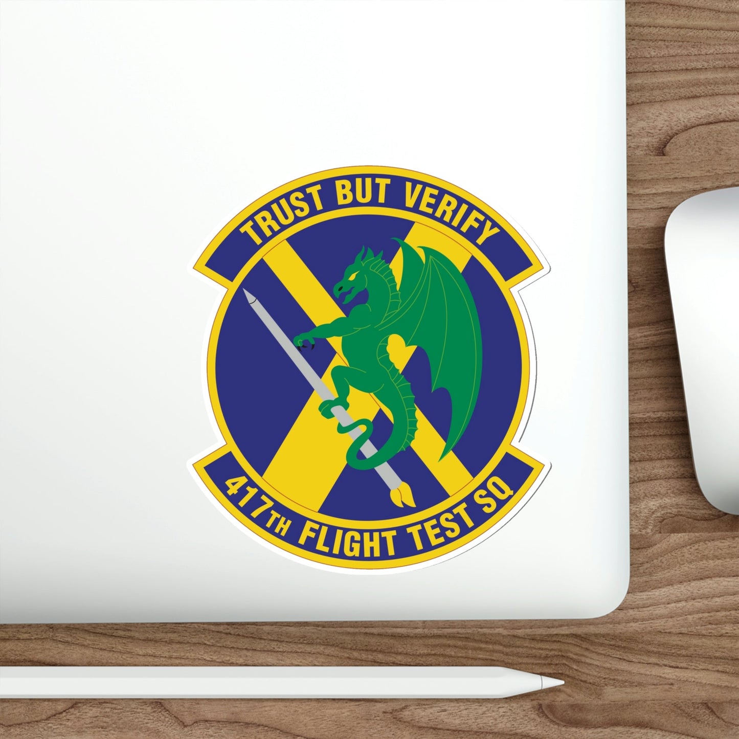 417th Flight Test Squadron (U.S. Air Force) STICKER Vinyl Die-Cut Decal-The Sticker Space