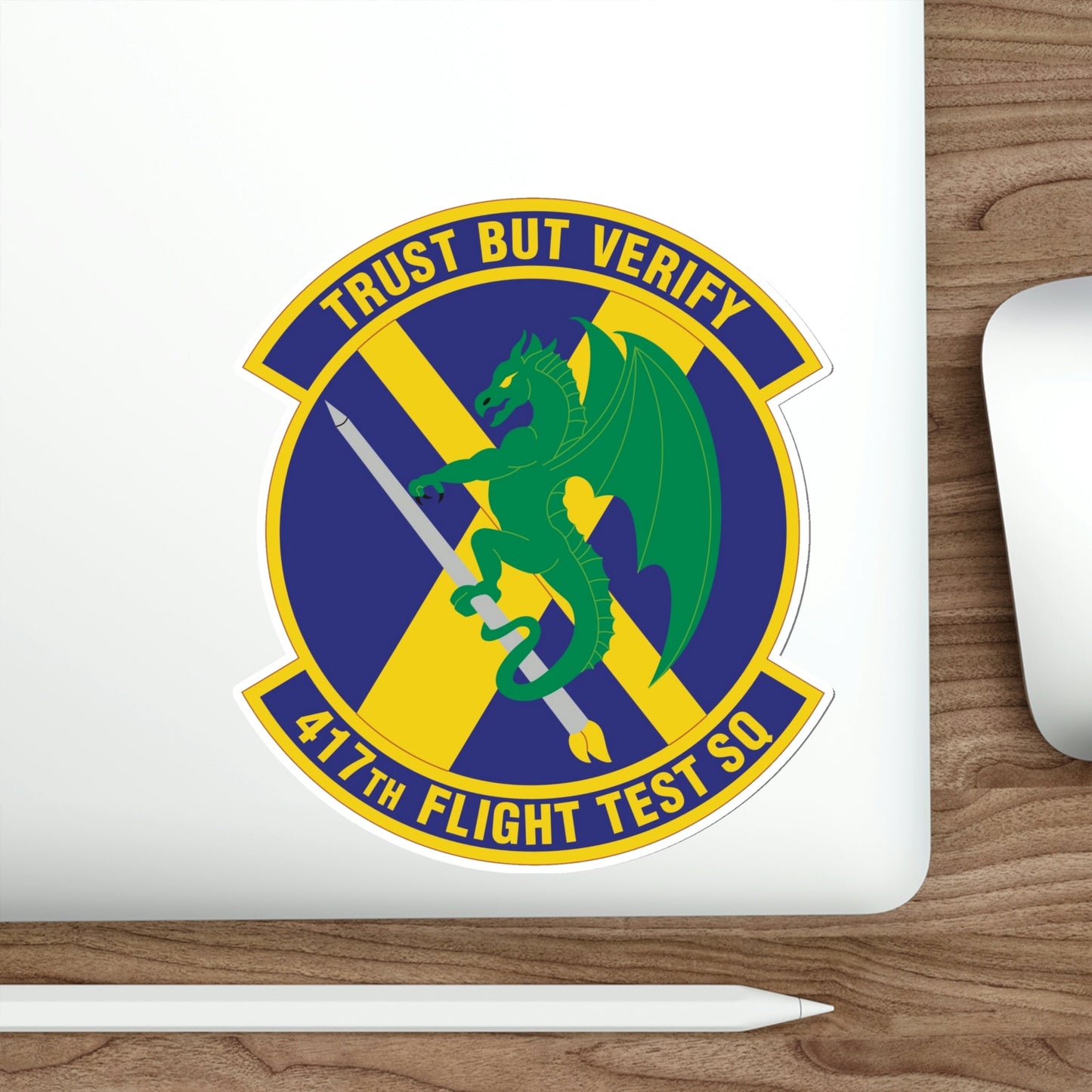 417th Flight Test Squadron (U.S. Air Force) STICKER Vinyl Die-Cut Decal-The Sticker Space