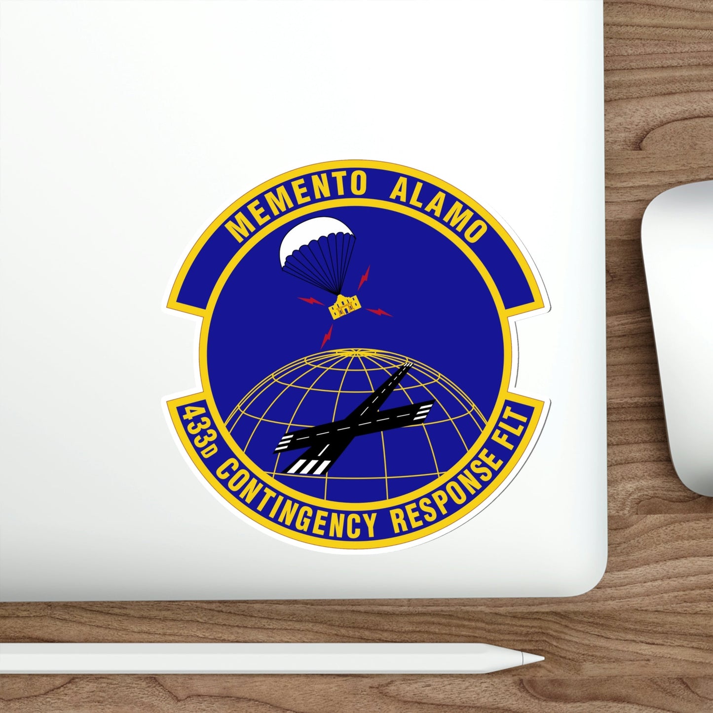 433 Contingency Response Flight AFRC (U.S. Air Force) STICKER Vinyl Die-Cut Decal-The Sticker Space