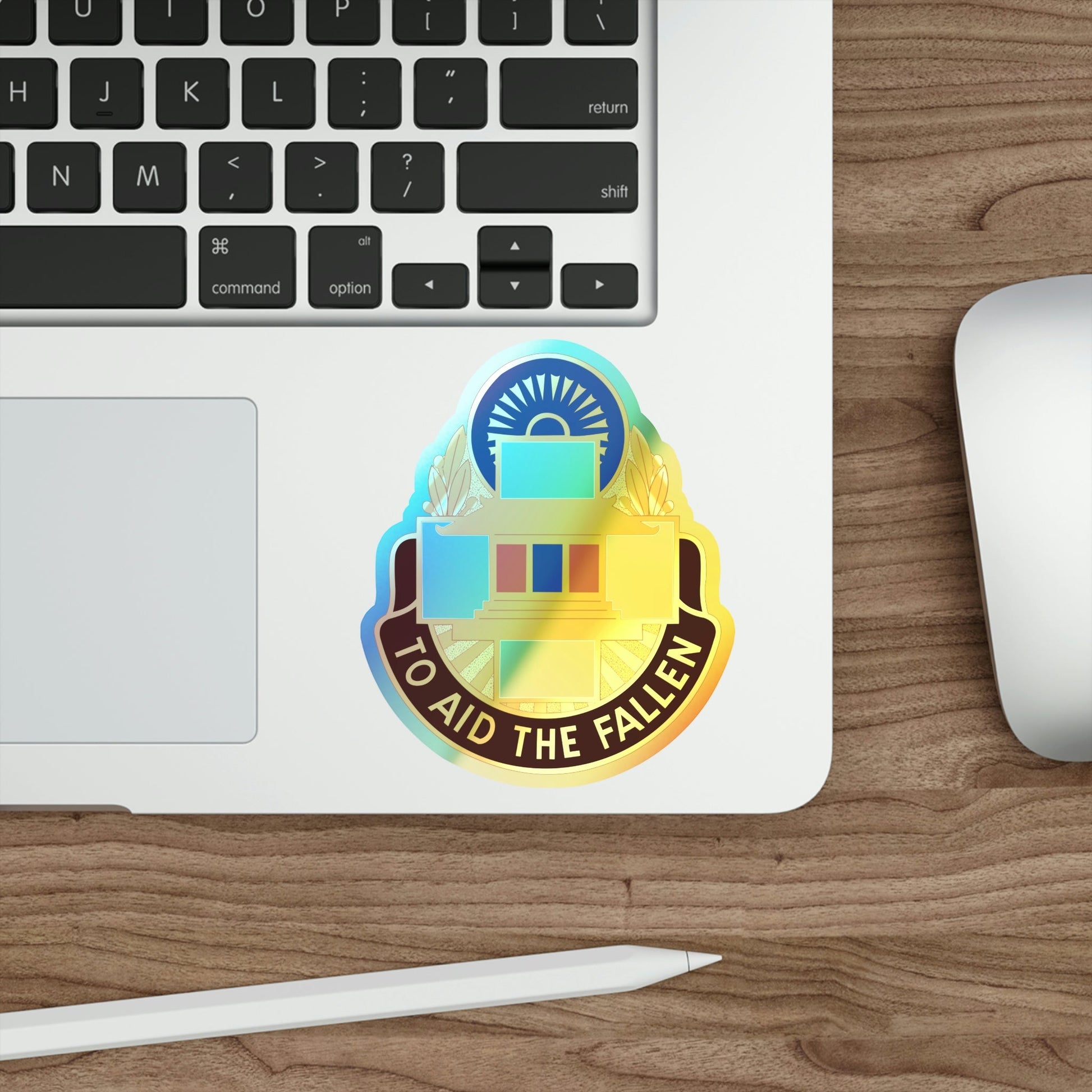 44 Surgical Hospital (U.S. Army) Holographic STICKER Die-Cut Vinyl Decal-The Sticker Space