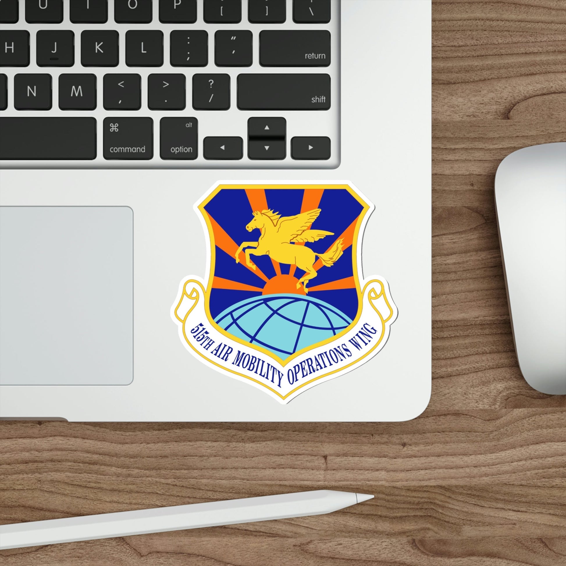 515 Air Mobility Operations Wing AMC (U.S. Air Force) STICKER Vinyl Die-Cut Decal-The Sticker Space