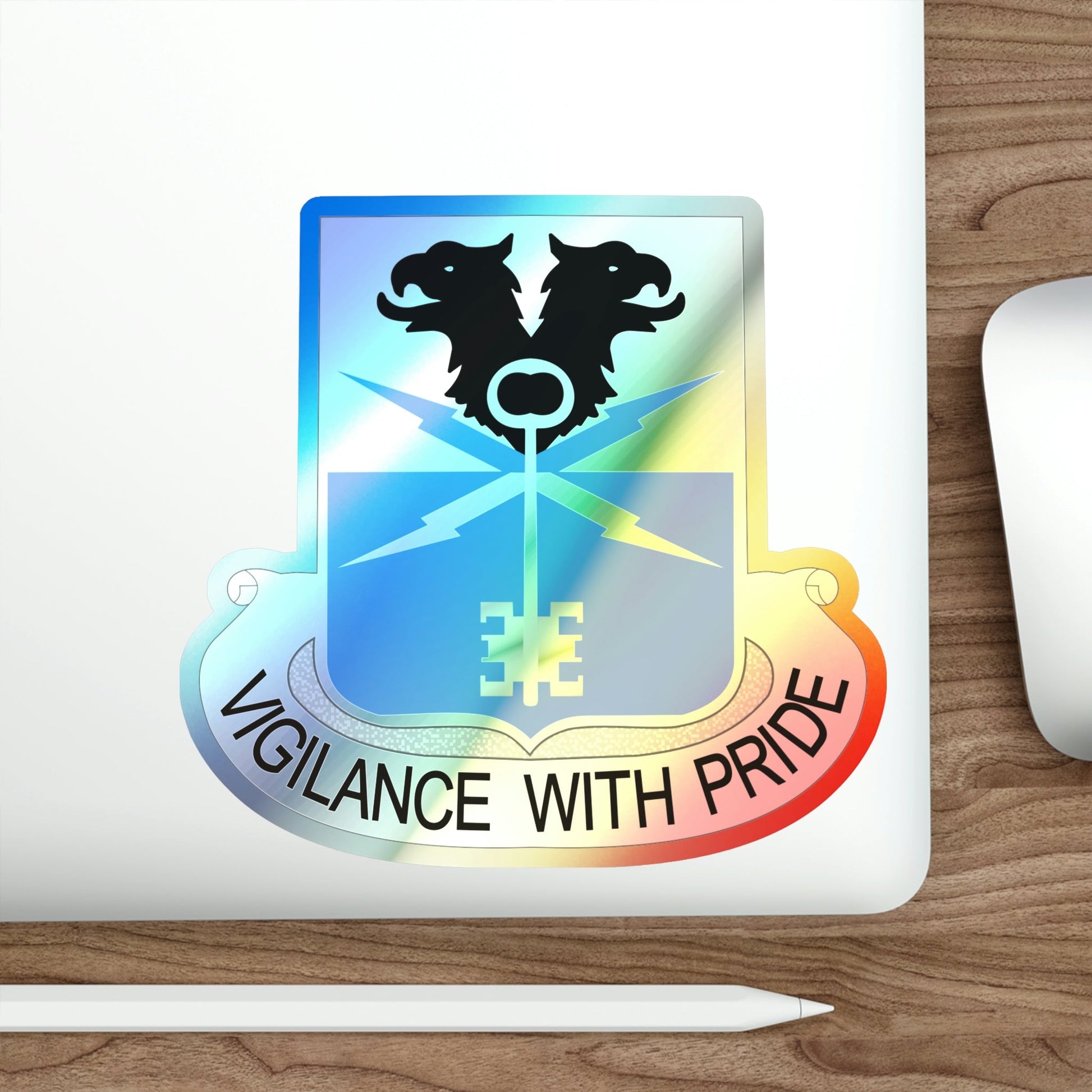 533 Military Intelligence Battalion (U.S. Army) Holographic STICKER Die-Cut Vinyl Decal-The Sticker Space