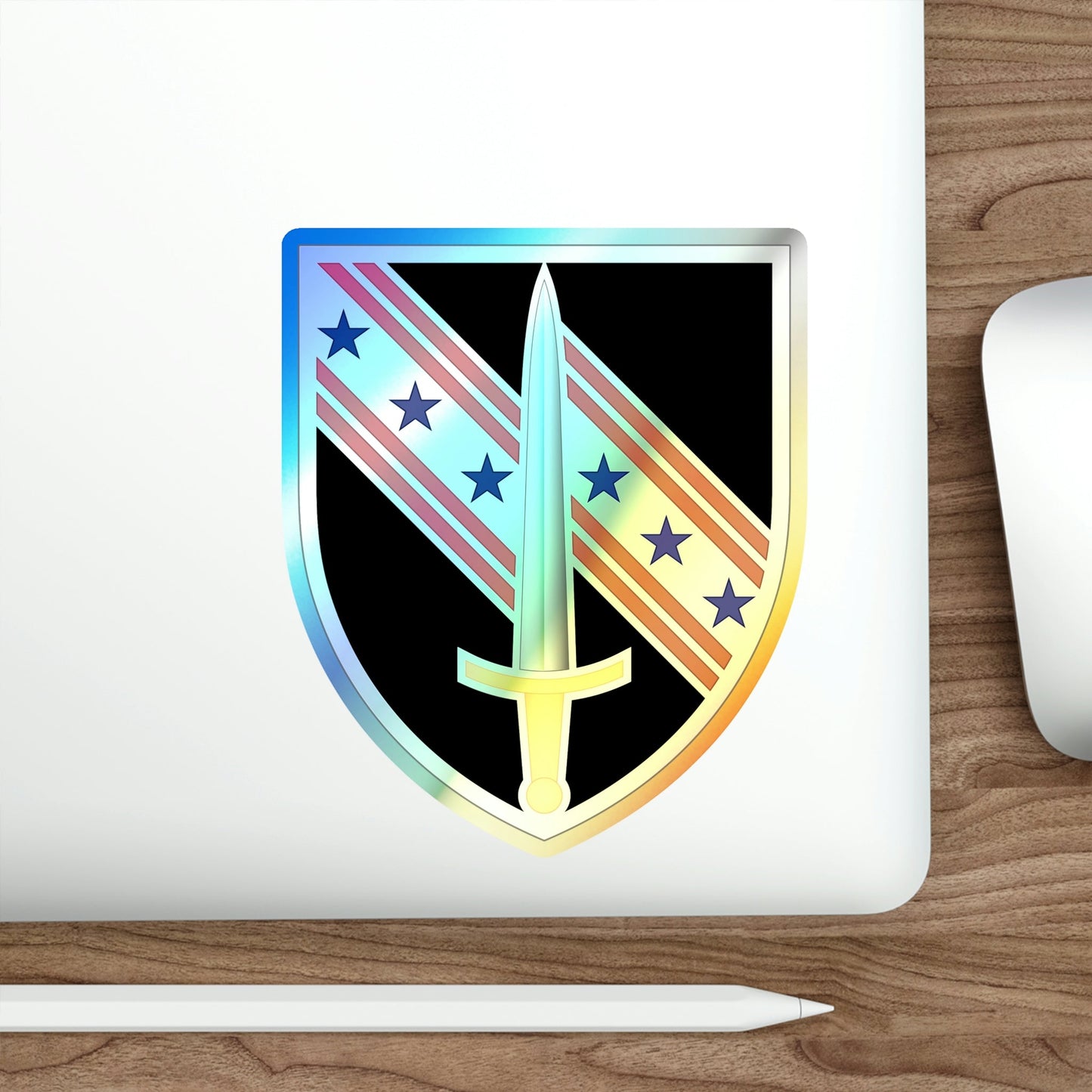 54th Security Force Assistance Brigade (U.S. Army) Holographic STICKER Die-Cut Vinyl Decal-The Sticker Space