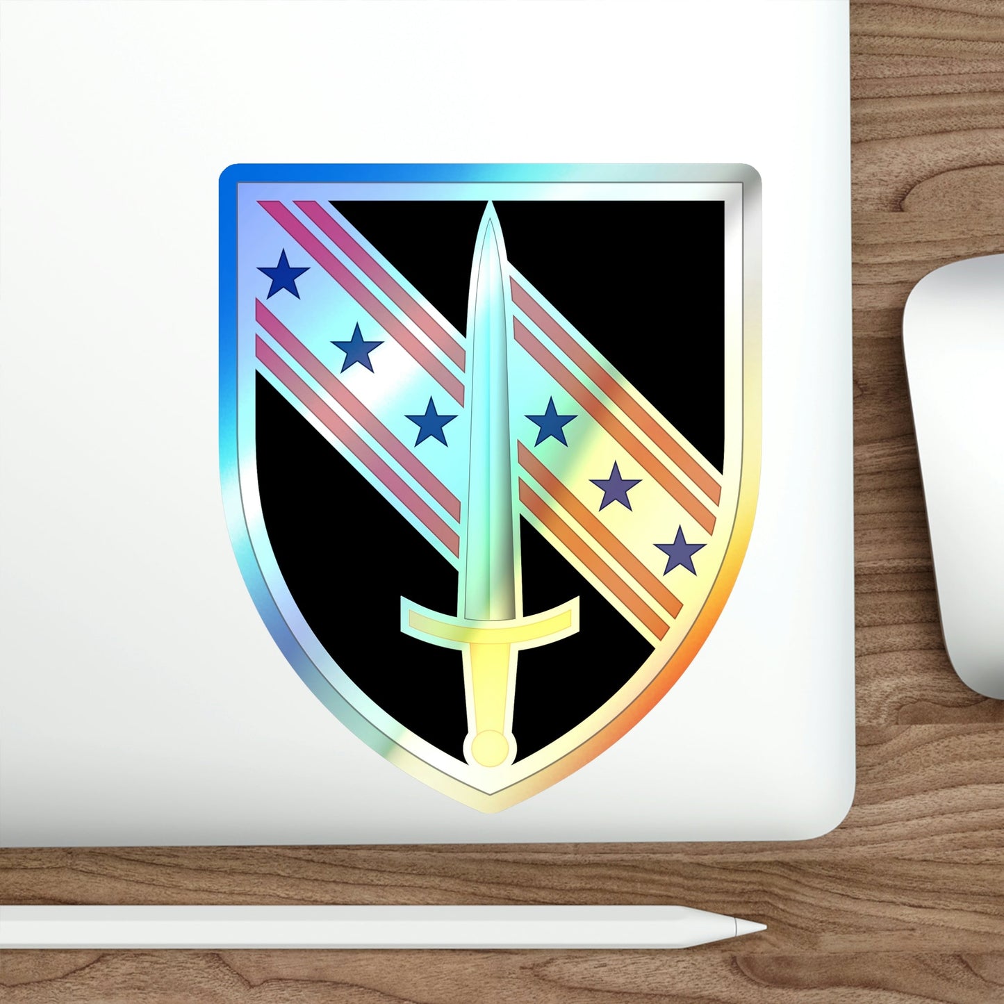 54th Security Force Assistance Brigade (U.S. Army) Holographic STICKER Die-Cut Vinyl Decal-The Sticker Space