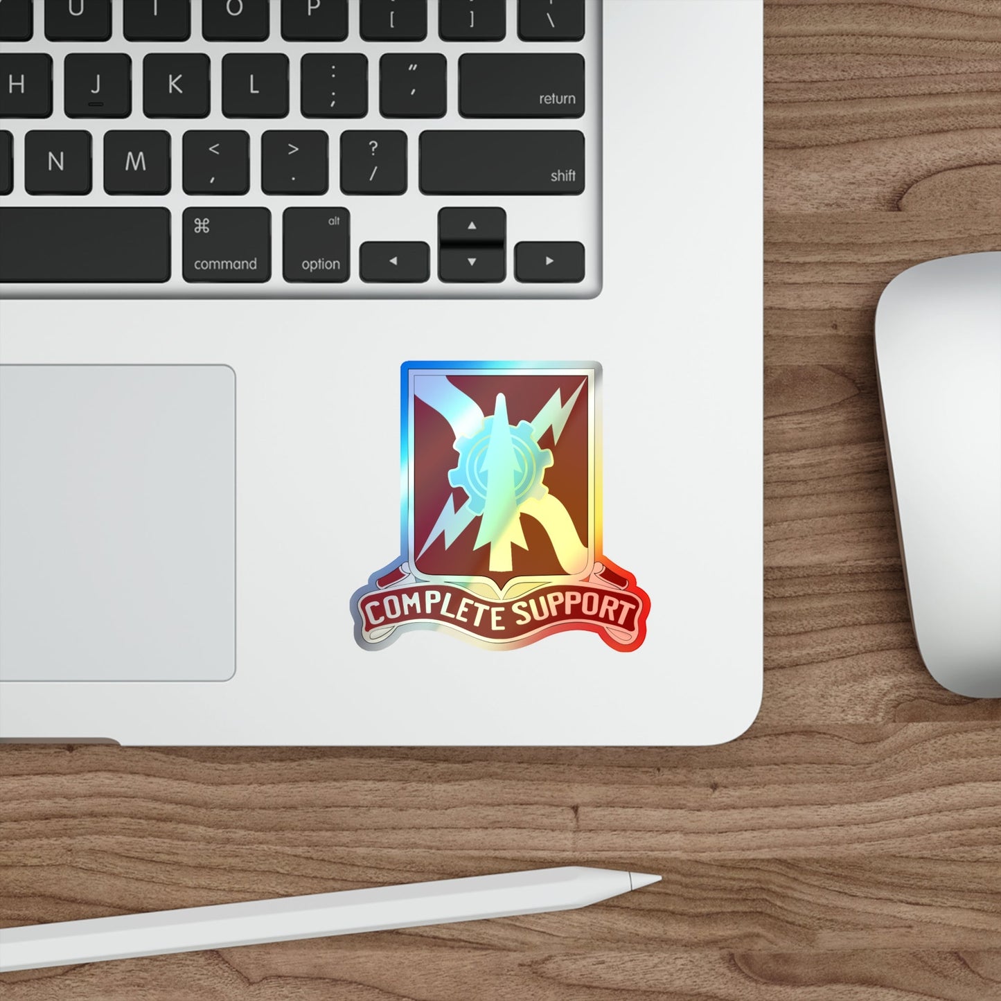 55th Support Battalion (U.S. Army) Holographic STICKER Die-Cut Vinyl Decal-The Sticker Space