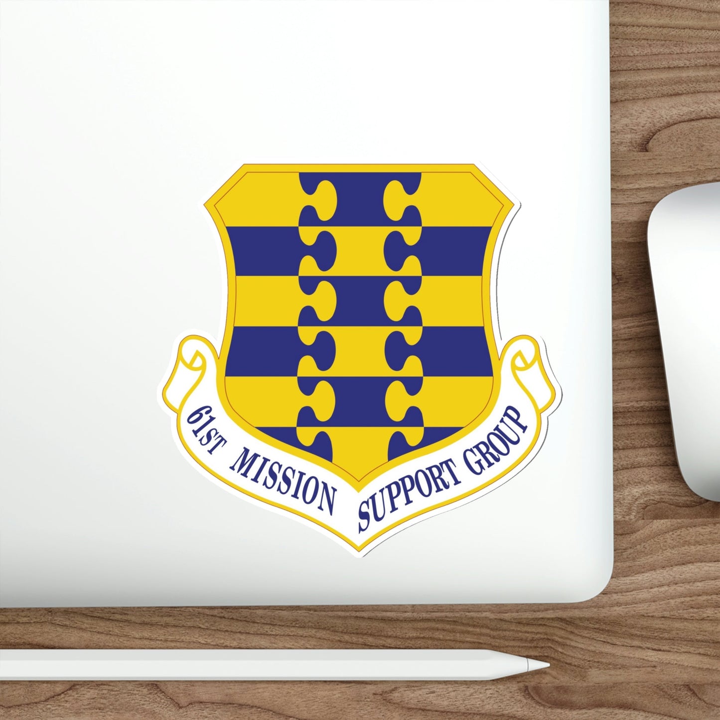 61st Mission Support Group (U.S. Air Force) STICKER Vinyl Die-Cut Decal-The Sticker Space
