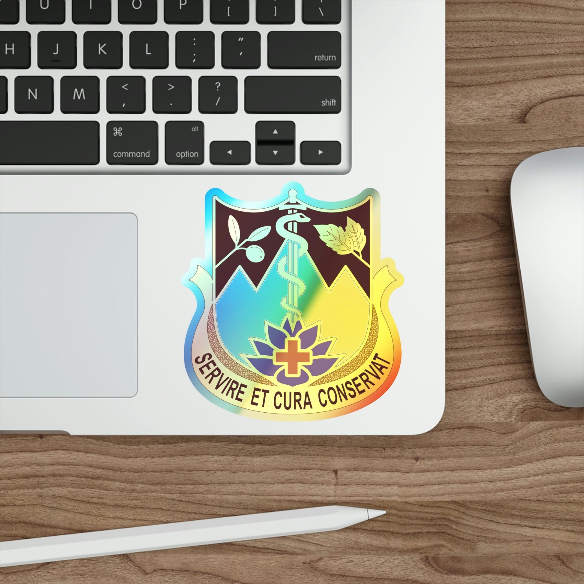 627 Hospital Center (U.S. Army) Holographic STICKER Die-Cut Vinyl Decal-The Sticker Space